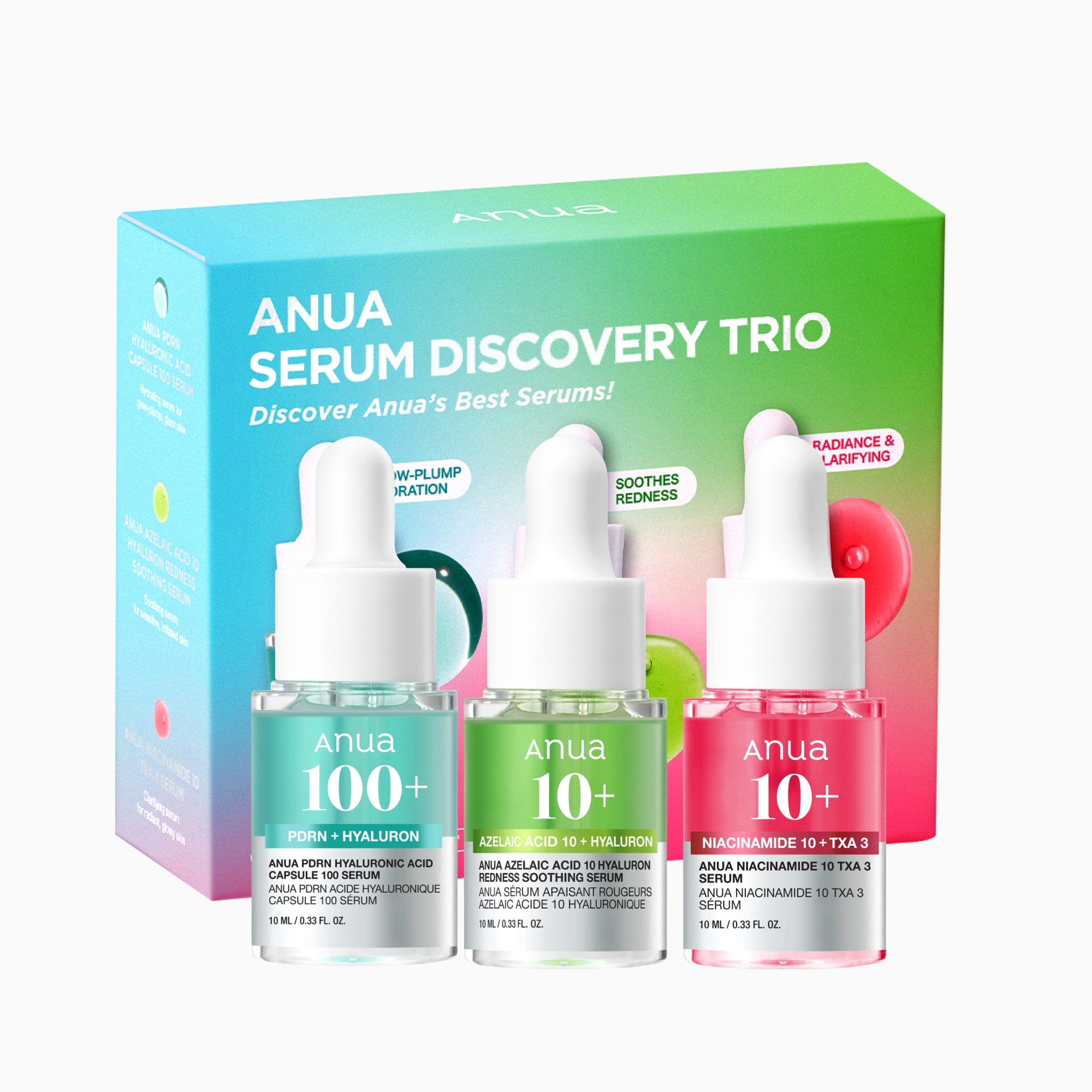 Anua US Ampoule/Serum 10 ml Serum Mini Discovery Set