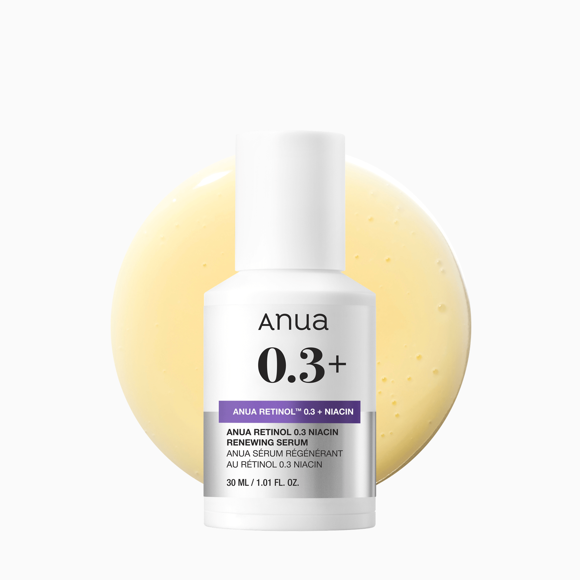ANUA RETIONAL 0.3 NIACIN RENEWING SER×20 Nano Retinol™ 0.3% + Niacin Renewing Serum