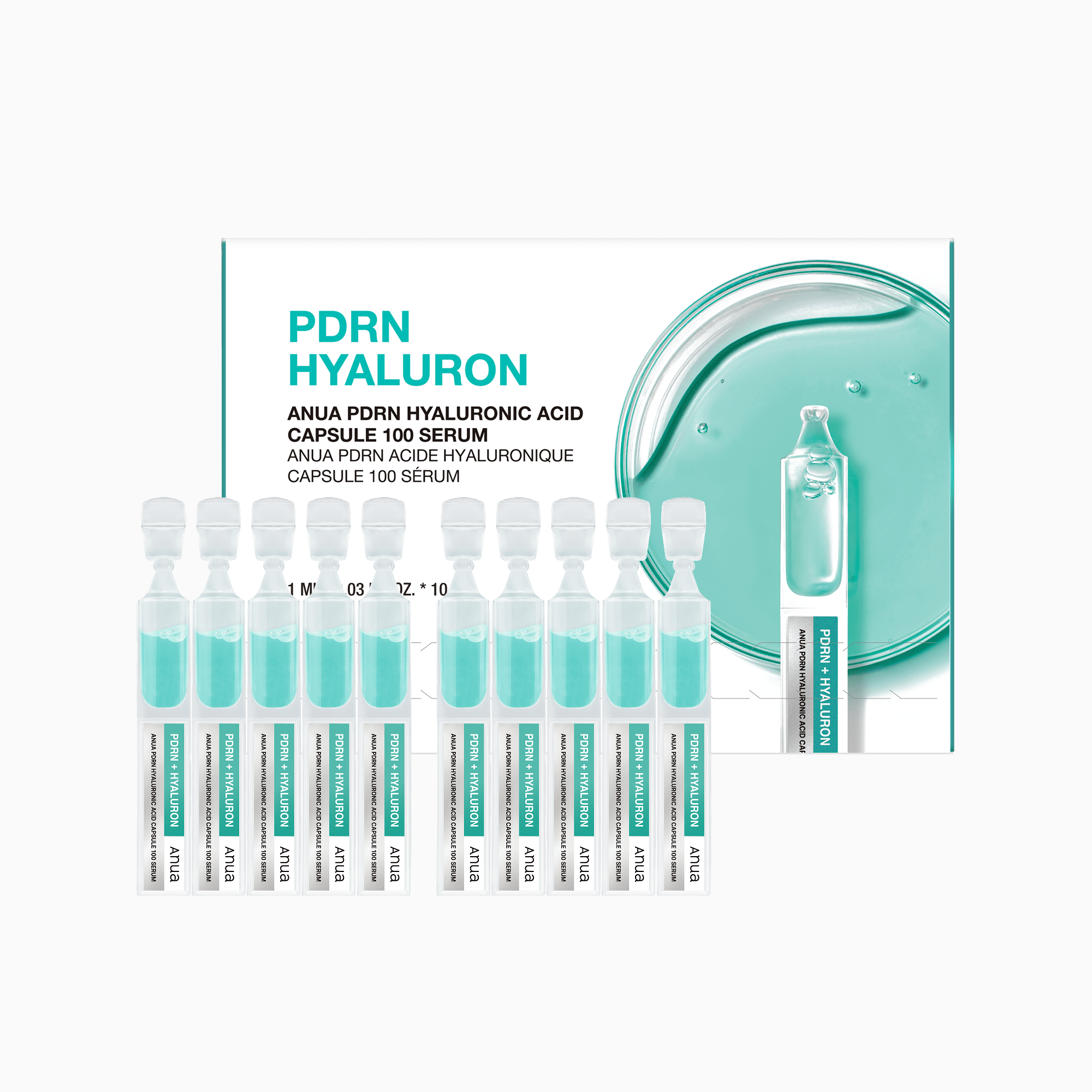Anua US Ampoule/Serum PDRN Hyaluronic Acid Capsule 100 Serum PDRN Hyaluronic Acid Capsule 100 One Day Serum