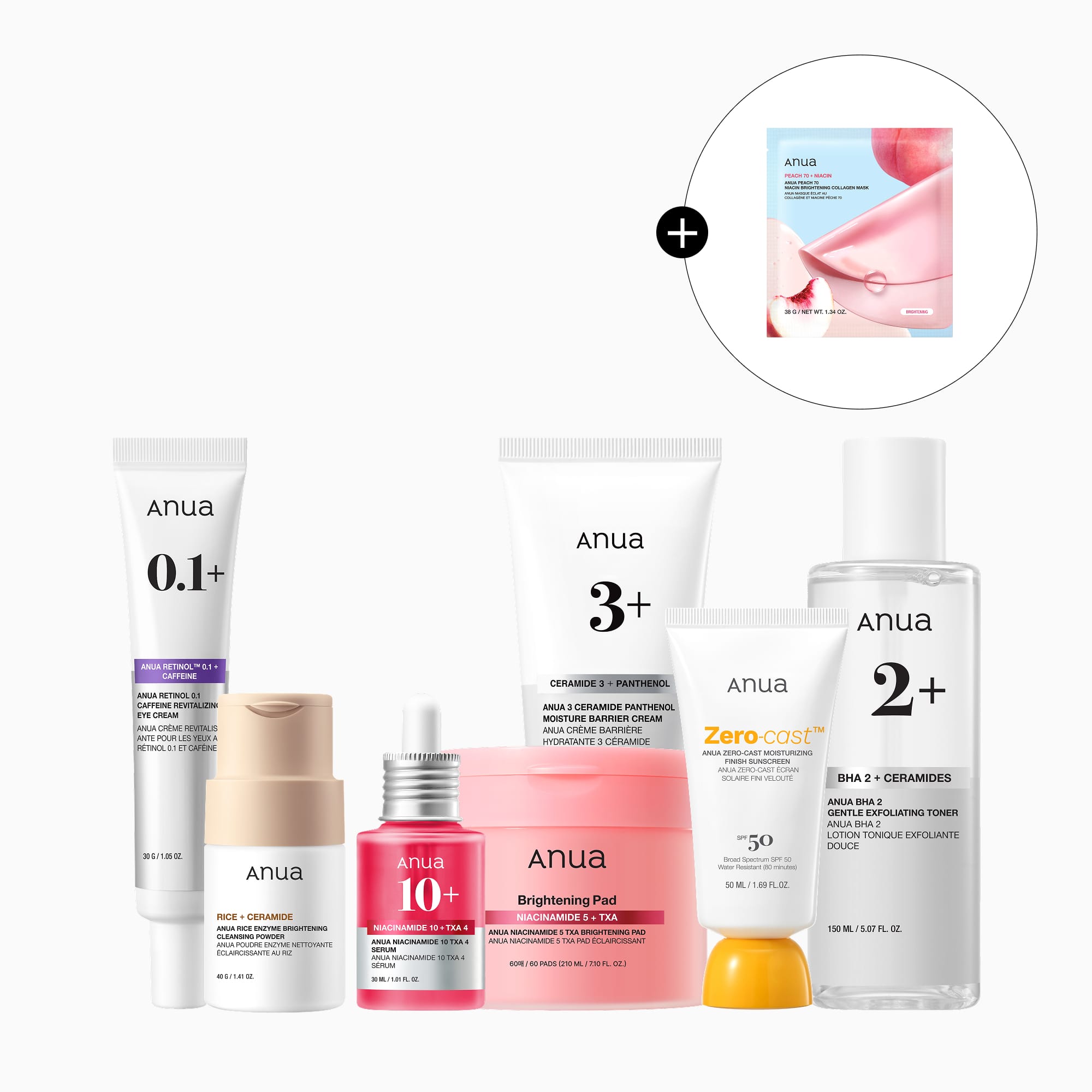 Anua US Bundle 7-Day Dark Spot Routine Set