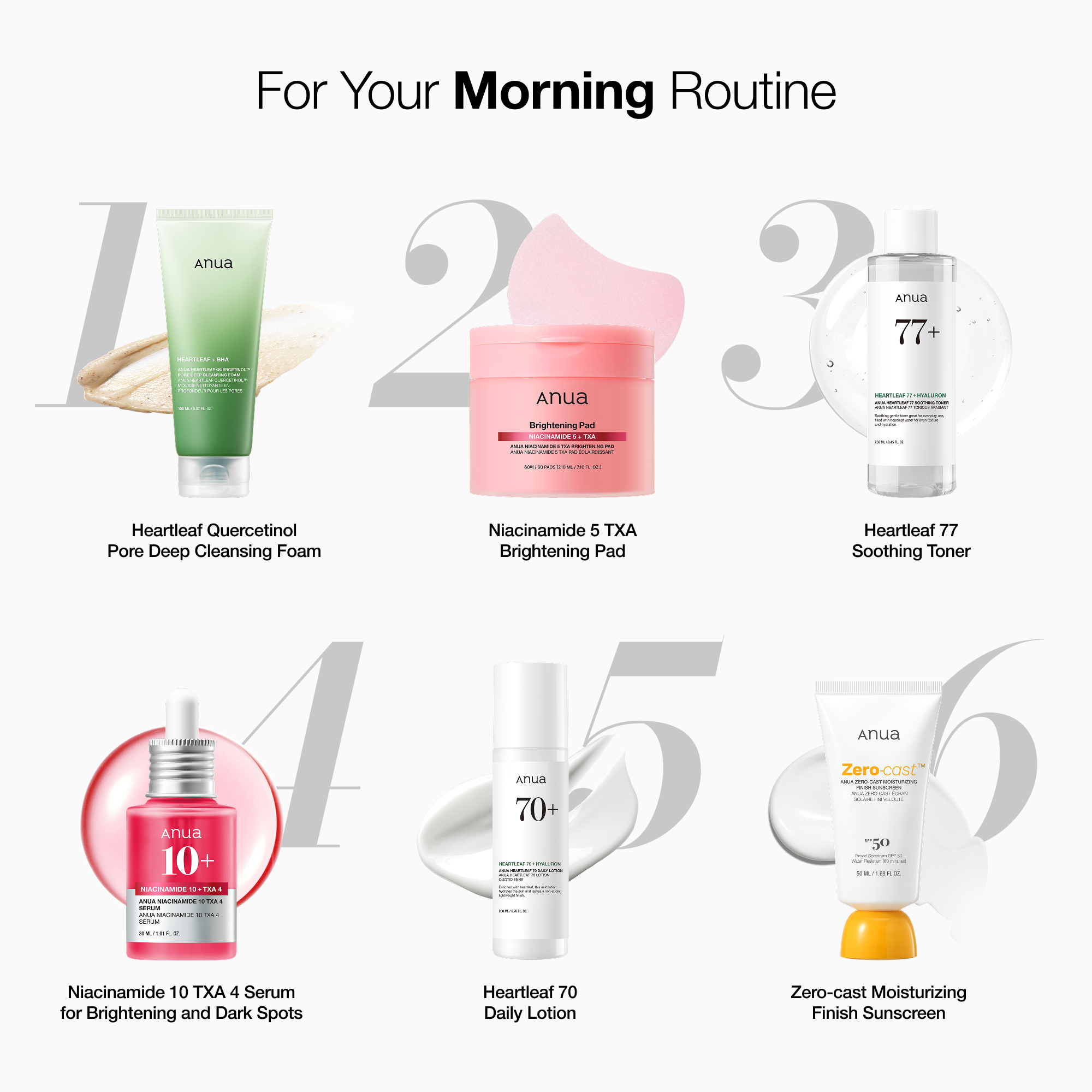 Anua US Bundle All day routine for Glass Skin