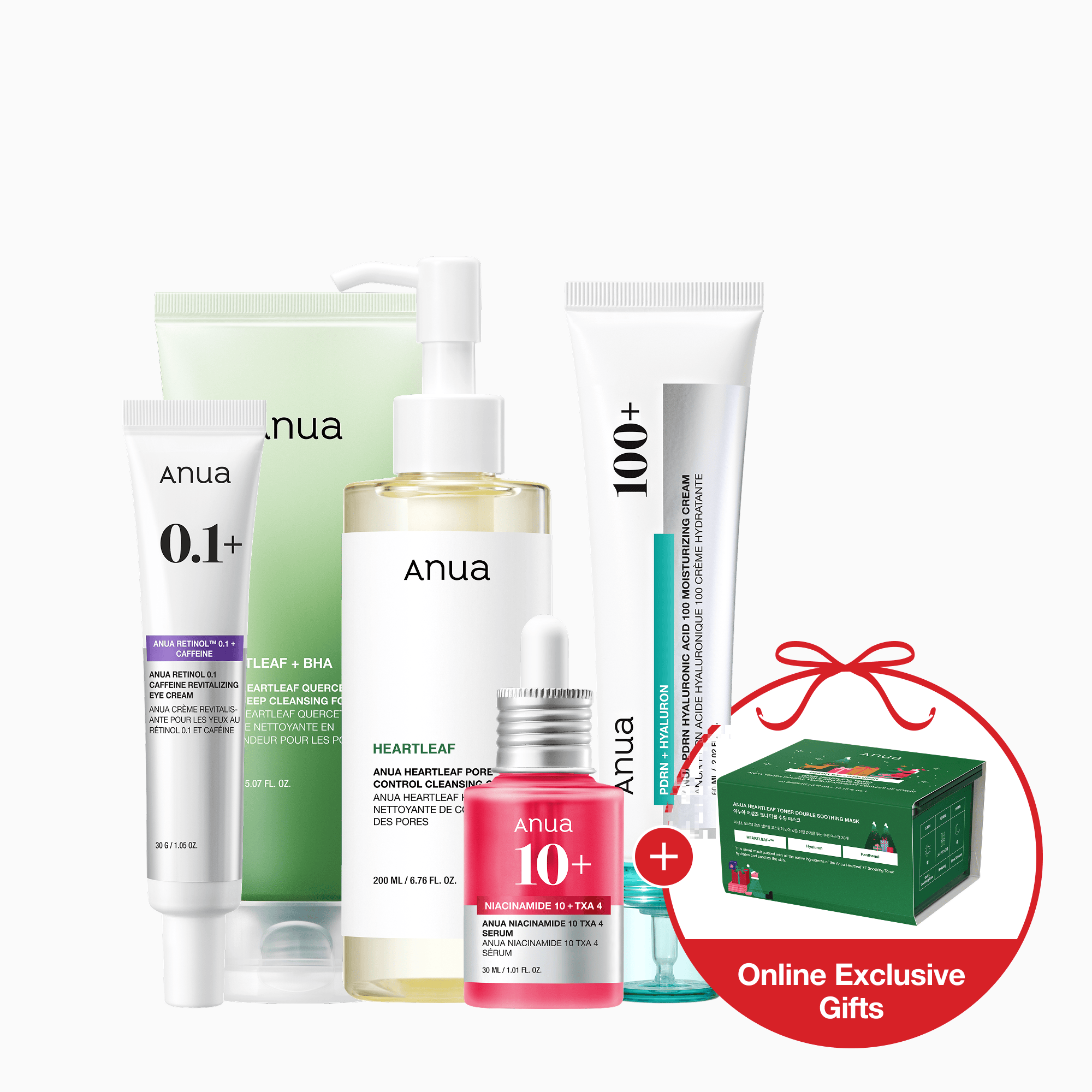 Anua US Bundle Black Friday Exclusive Set + Special Gift (30 Sheet Masks)