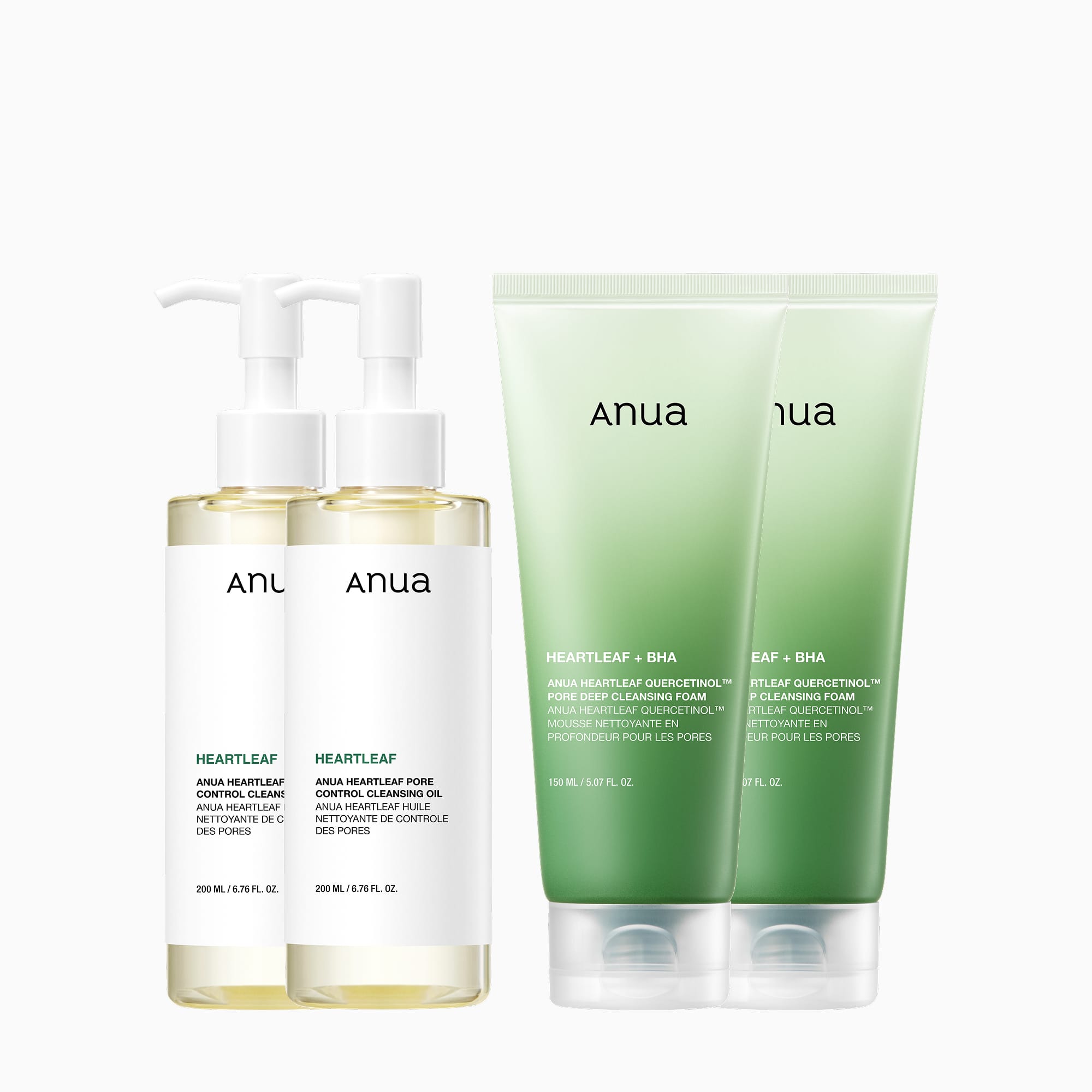 Anua US Bundle Double Cleansing Duo Set of 2 + Special Gifts