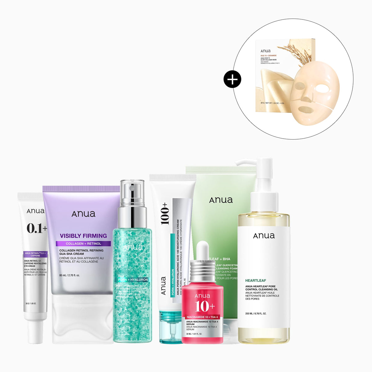 Anua US Bundle Fall into Deep Hydration Set