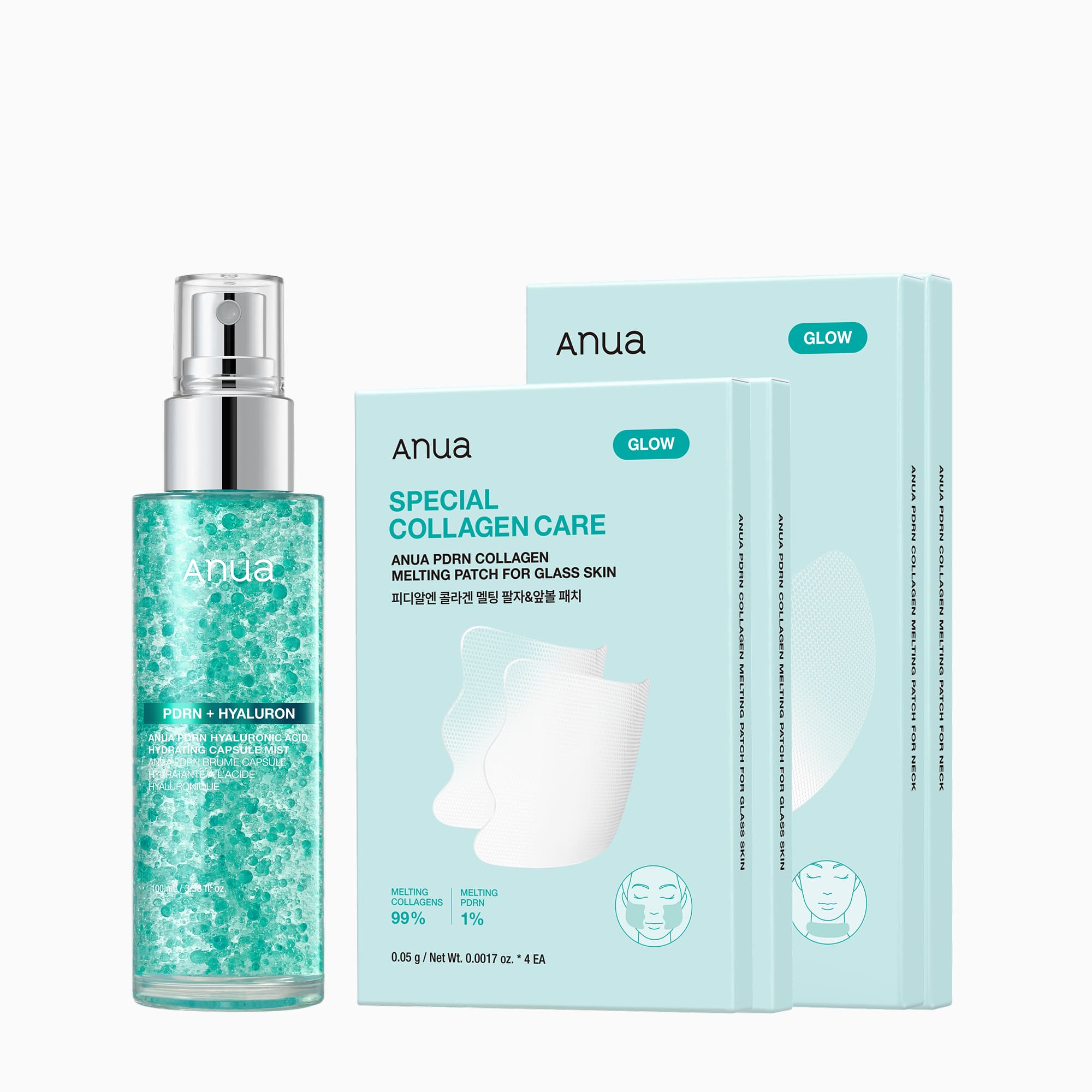 Anua US Bundle Full Care Set PDRN Collagen Wrinkle Smoothing Set