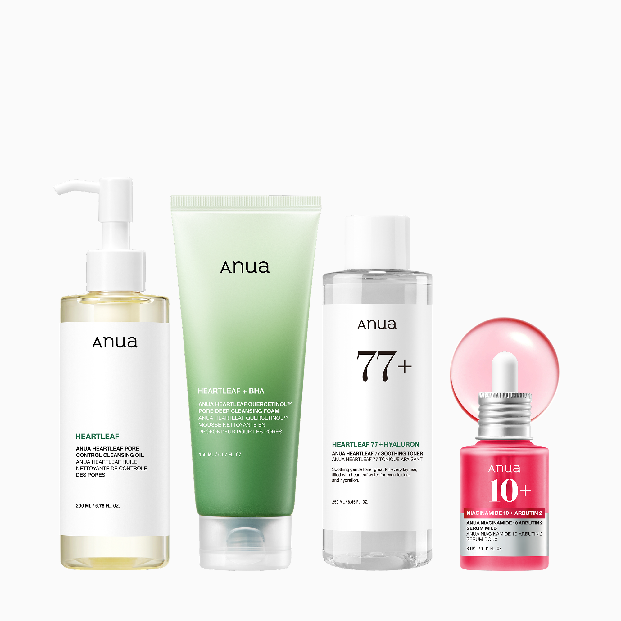 Anua US Bundle Glass Skin Essential Set