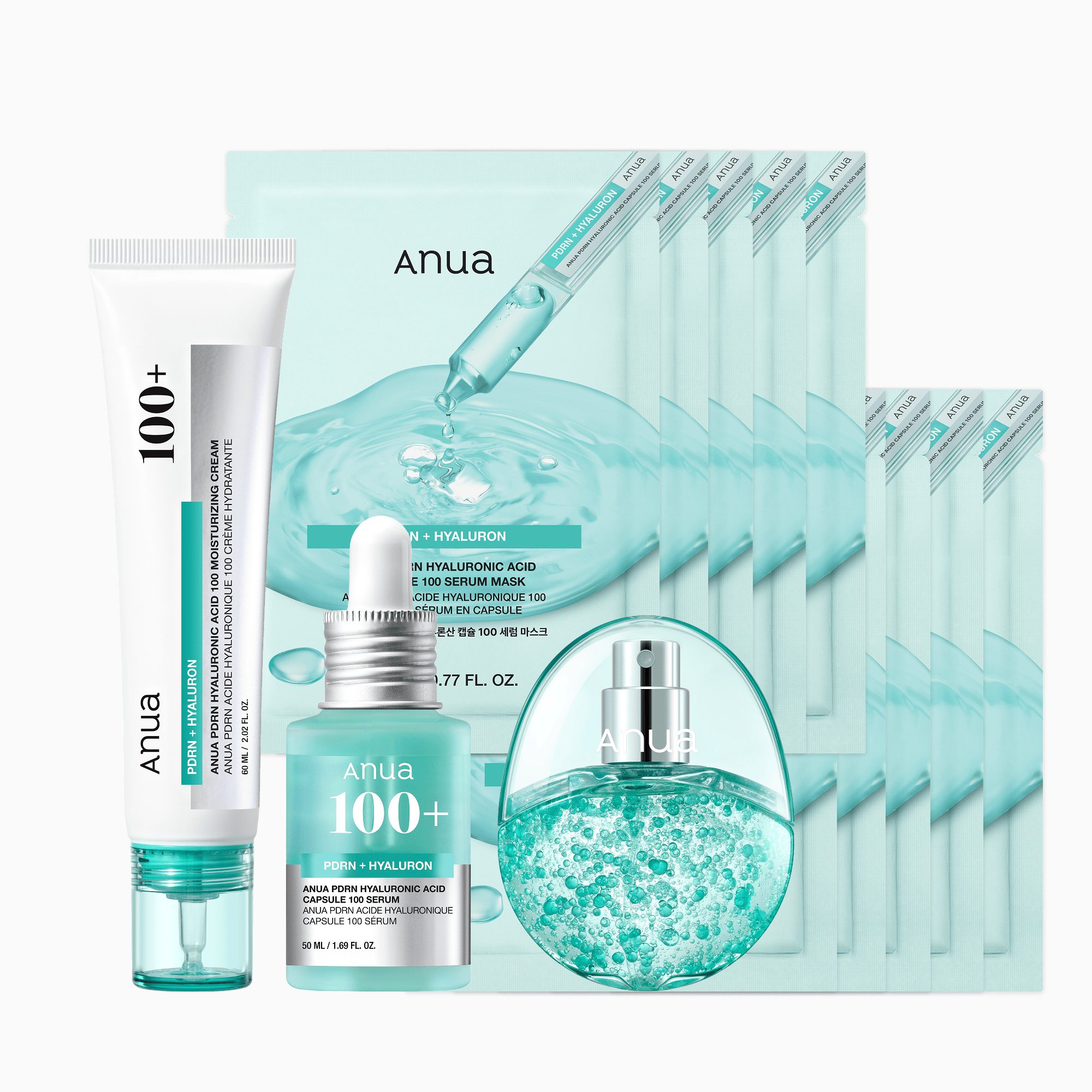 Anua US Bundle PDRN 4-Step Glowy Skin Set PDRN 4-Step Glowy Skin Set
