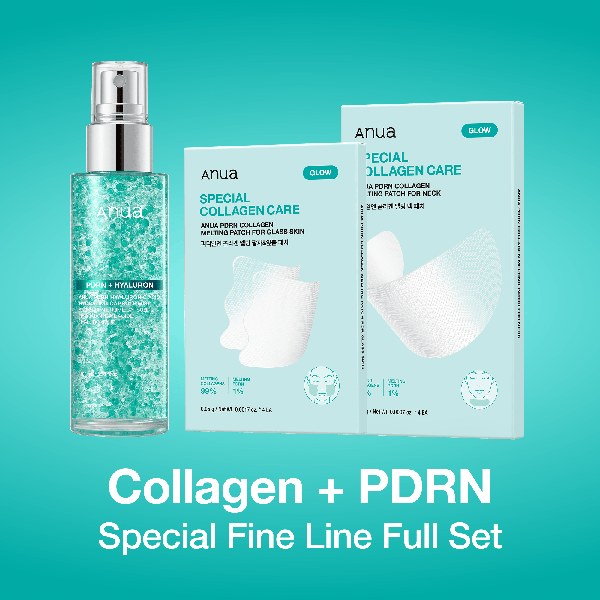Anua US Bundle PDRN Collagen Wrinkle Smoothing Intensive Set PDRN Collagen Wrinkle Smoothing Intensive Set