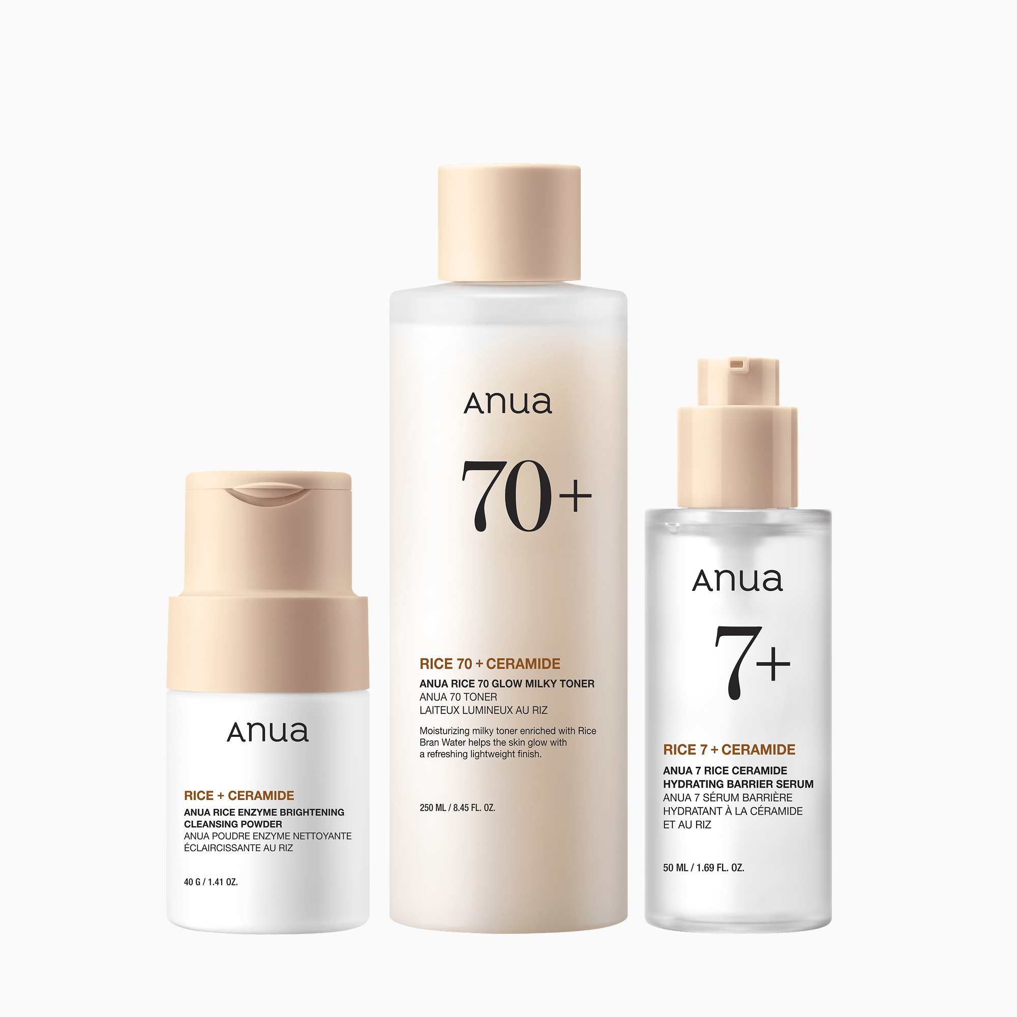 Anua US Bundle Rice Glow Trio