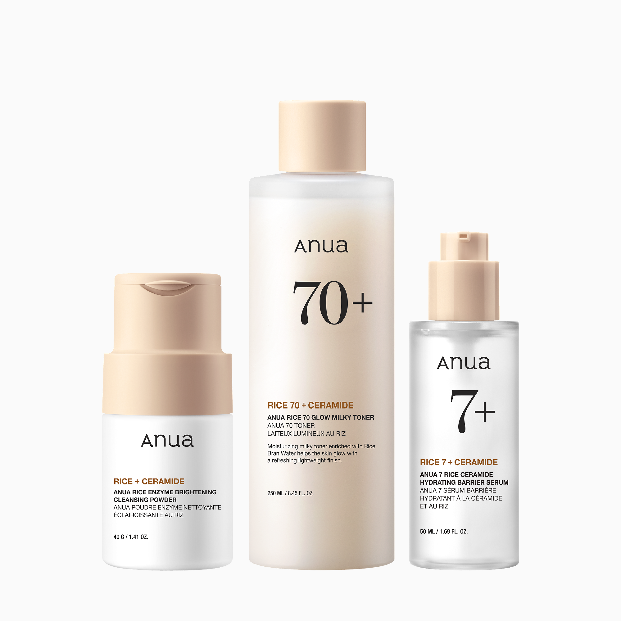 Anua US Bundle Rice Glow Trio