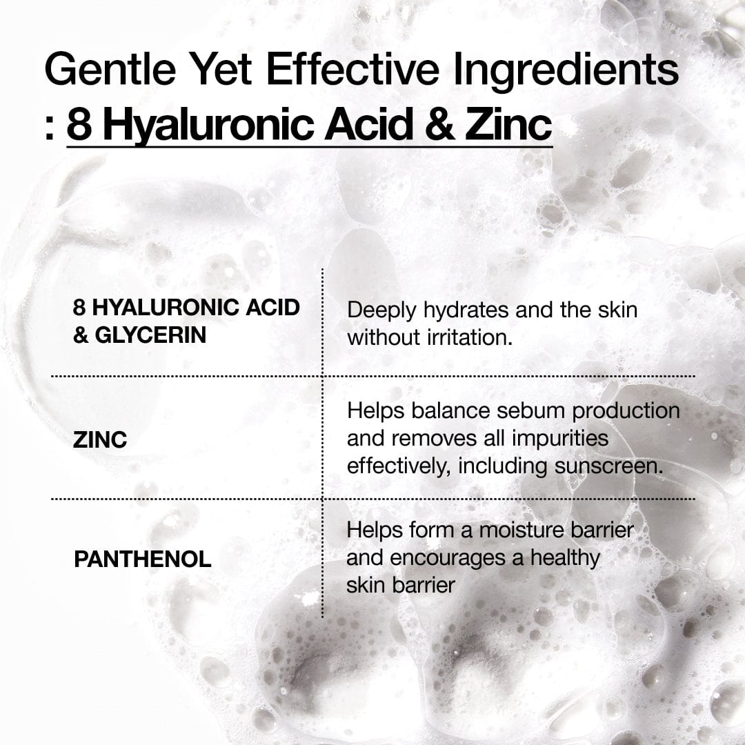 Anua US Cleanser 150ml 8 Hyaluronic Acid Hydrating Gentle Foaming Cleanser