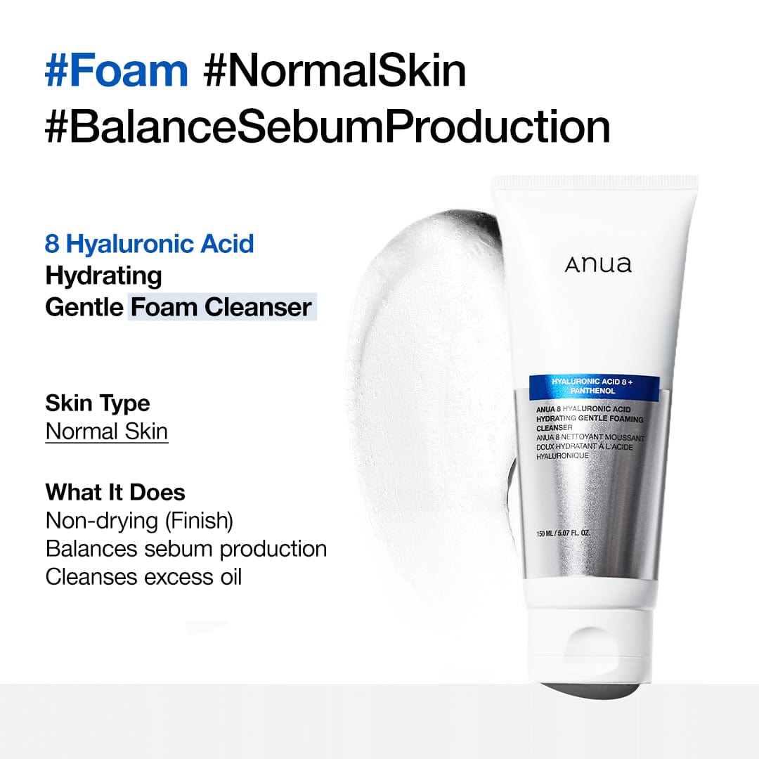 Anua US Cleanser 150ml 8 Hyaluronic Acid Moisturizing Gentle Gel Cleanser