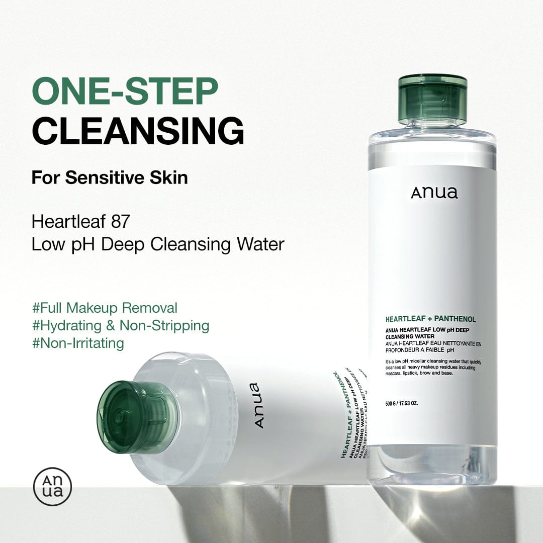 Anua US Cleanser 17.63 OZ Heartleaf Low pH Deep Cleansing Water