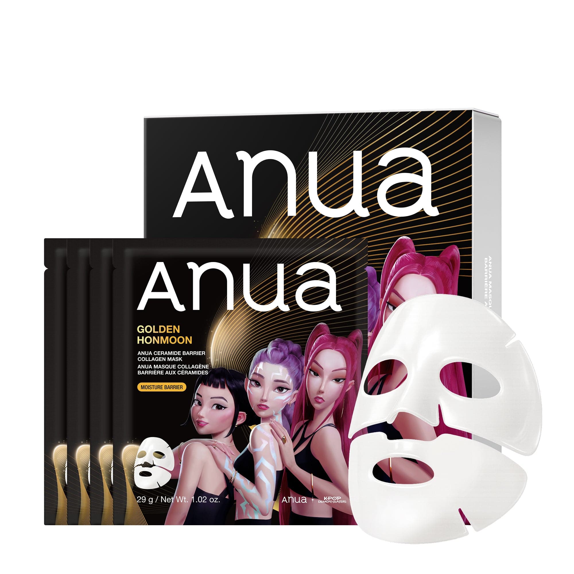 Anua US Golden Honmoon Barrier Collagen Mask 4ea