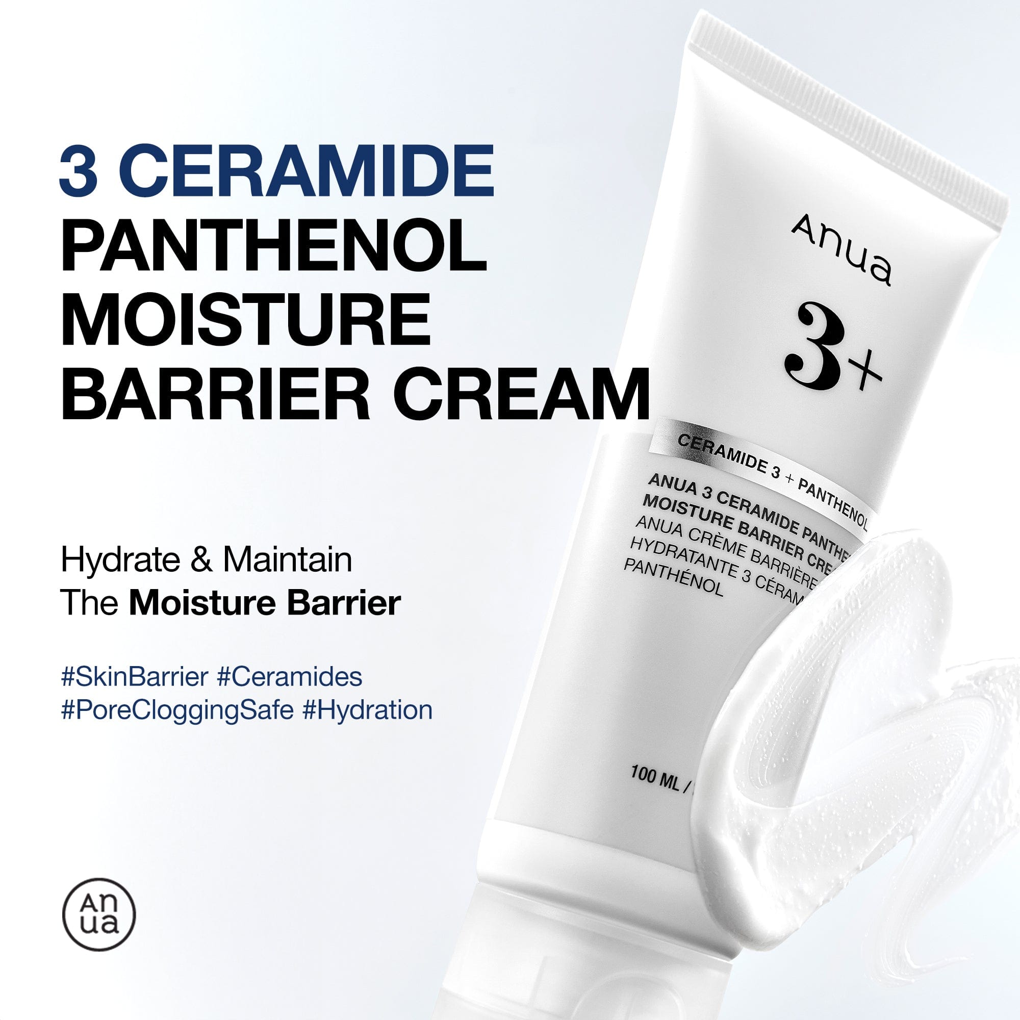 Anua US Moisturizer 100 ml 3 Ceramide Panthenol Moisture Barrier Cream
