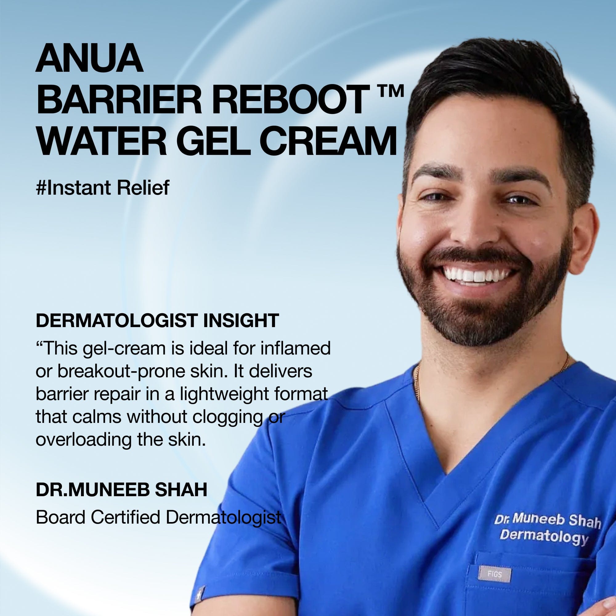 Anua US Moisturizer Barrier Reboot™ Water Gel Cream