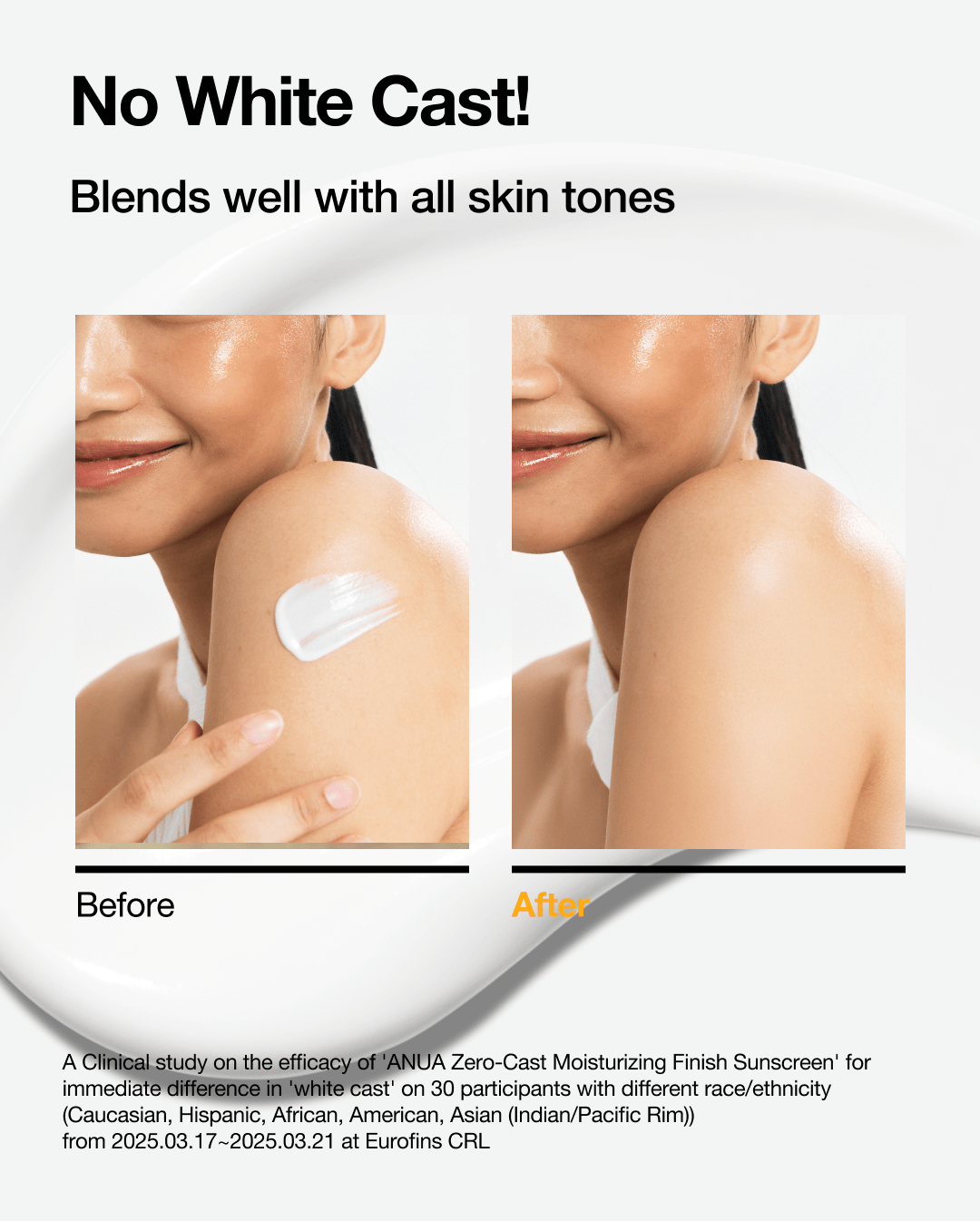 Anua US Sun Care 50 ml Zero-cast Moisturizing Finish Sunscreen