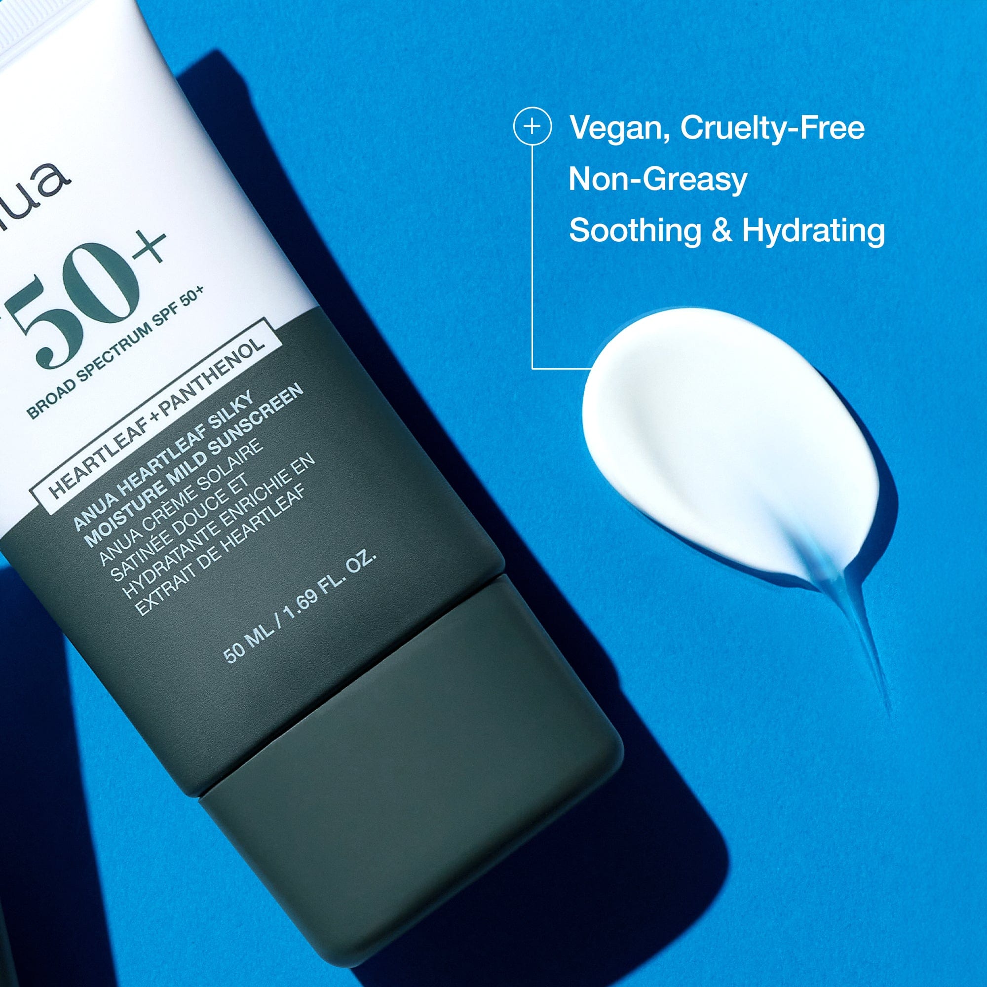 Anua US Sunscreen 50ML Heartleaf Silky Moisture Mild Sunscreen