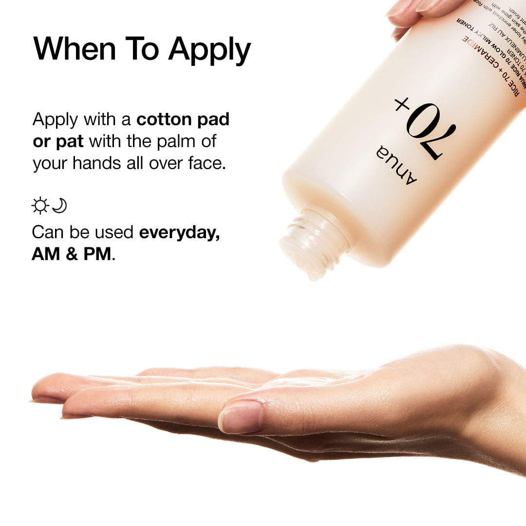 Anua US Toner 250ml Rice 70 Glow Milky Toner