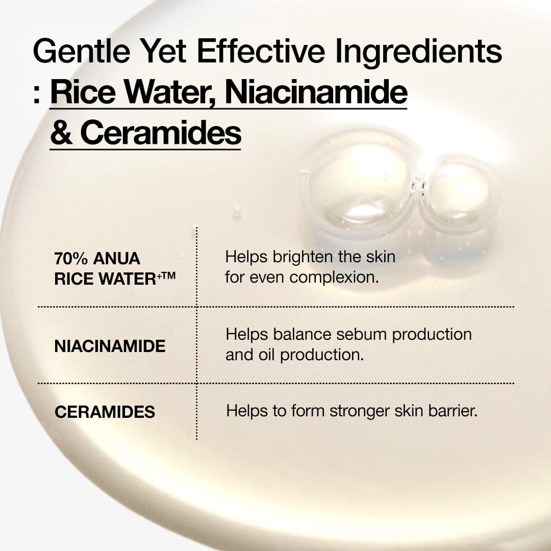 Anua US Toner 250ml Rice 70 Glow Milky Toner