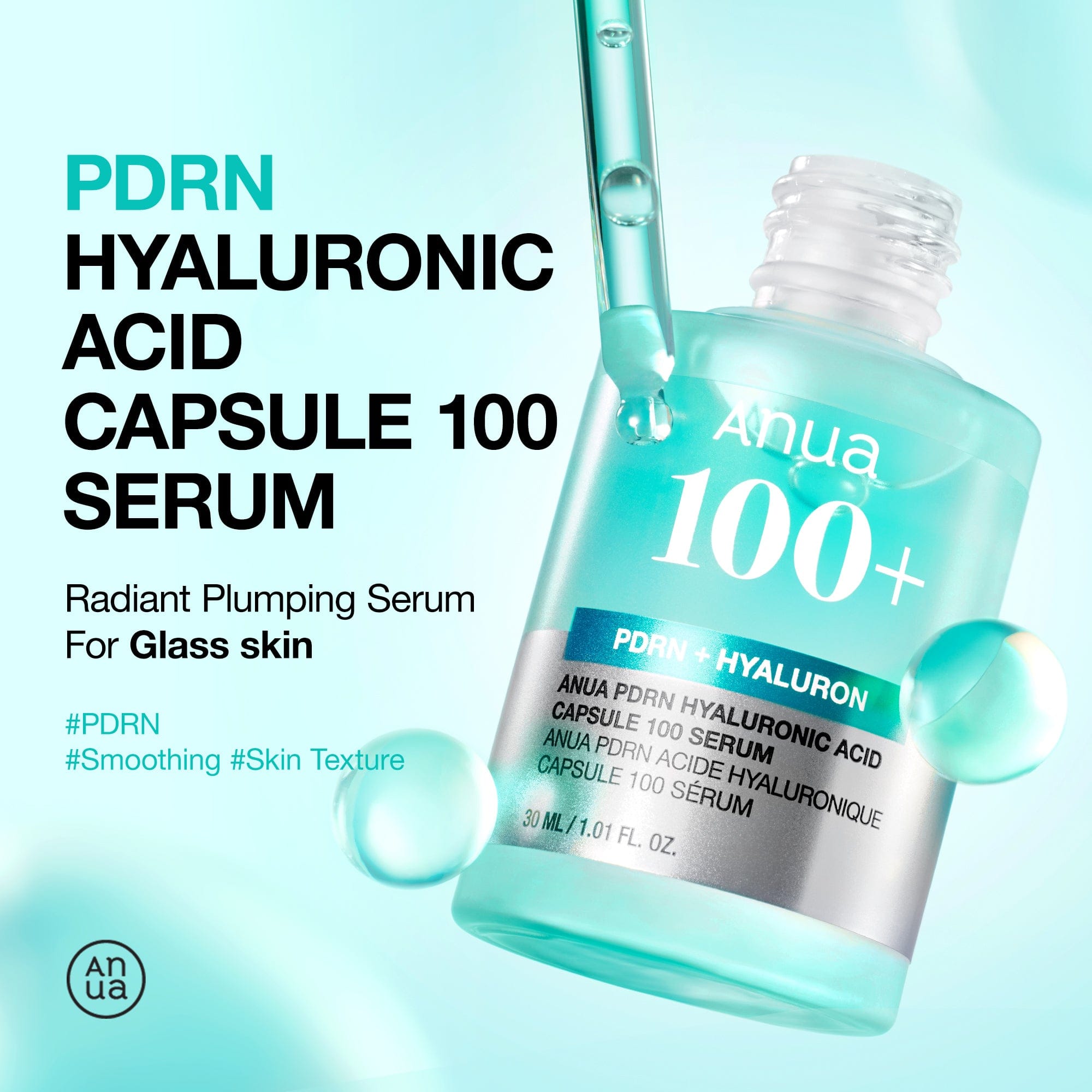 Anua Global Ampoule/Serum PDRN Hyaluronic Acid Capsule 100 Serum