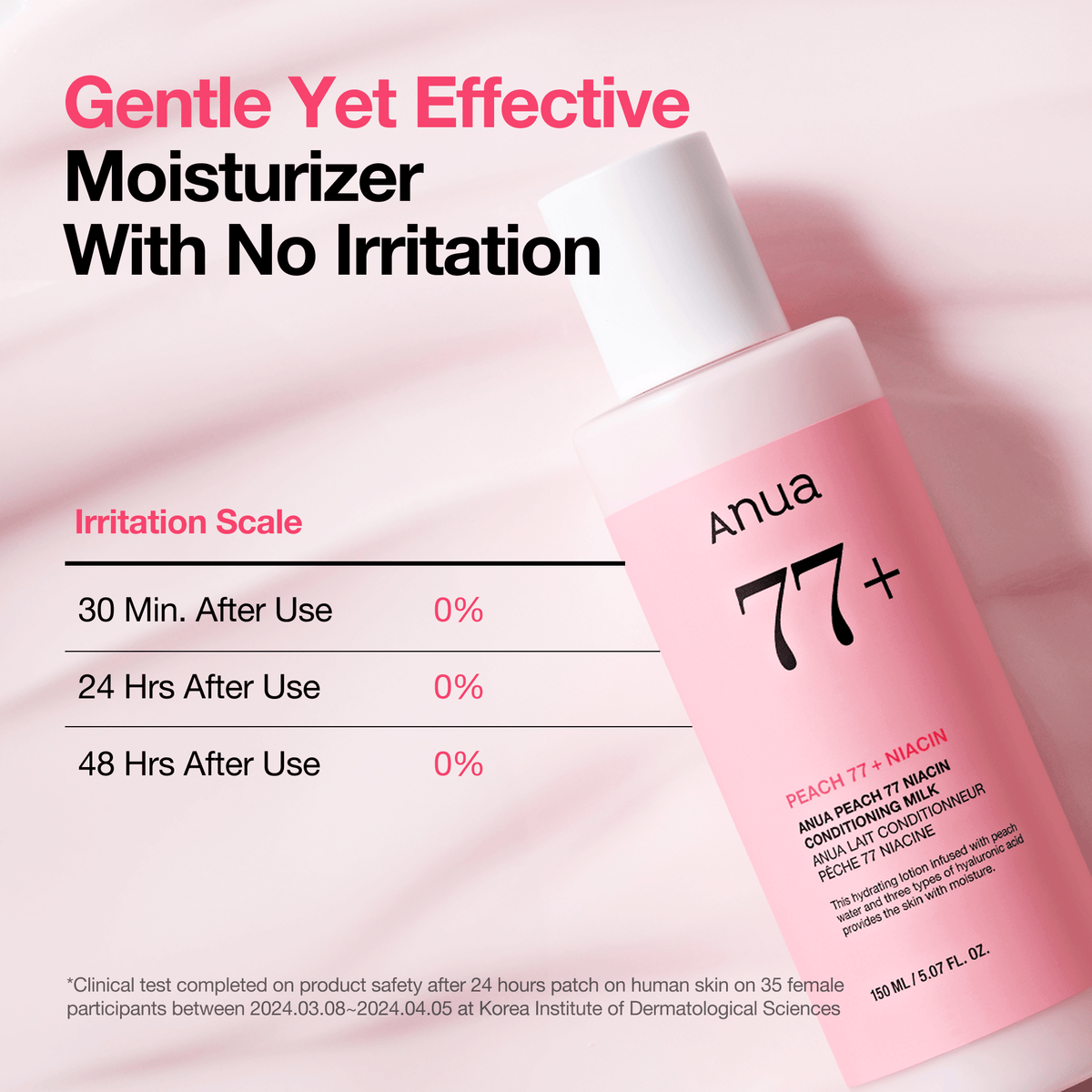 Anua Global Moisturizer Peach 77 Niacin Conditioning Milk