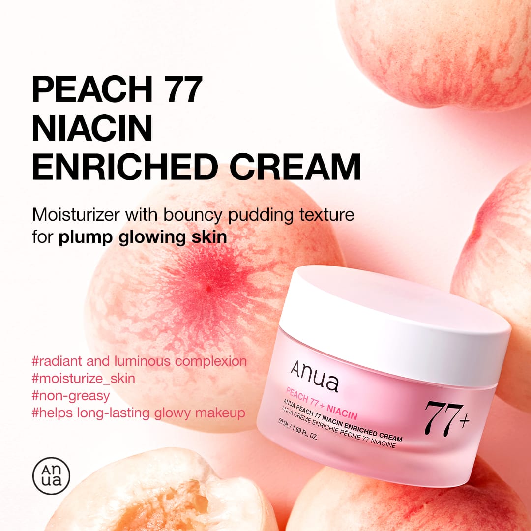 Anua Global Moisturizer Peach 77 Niacin Enriched Cream
