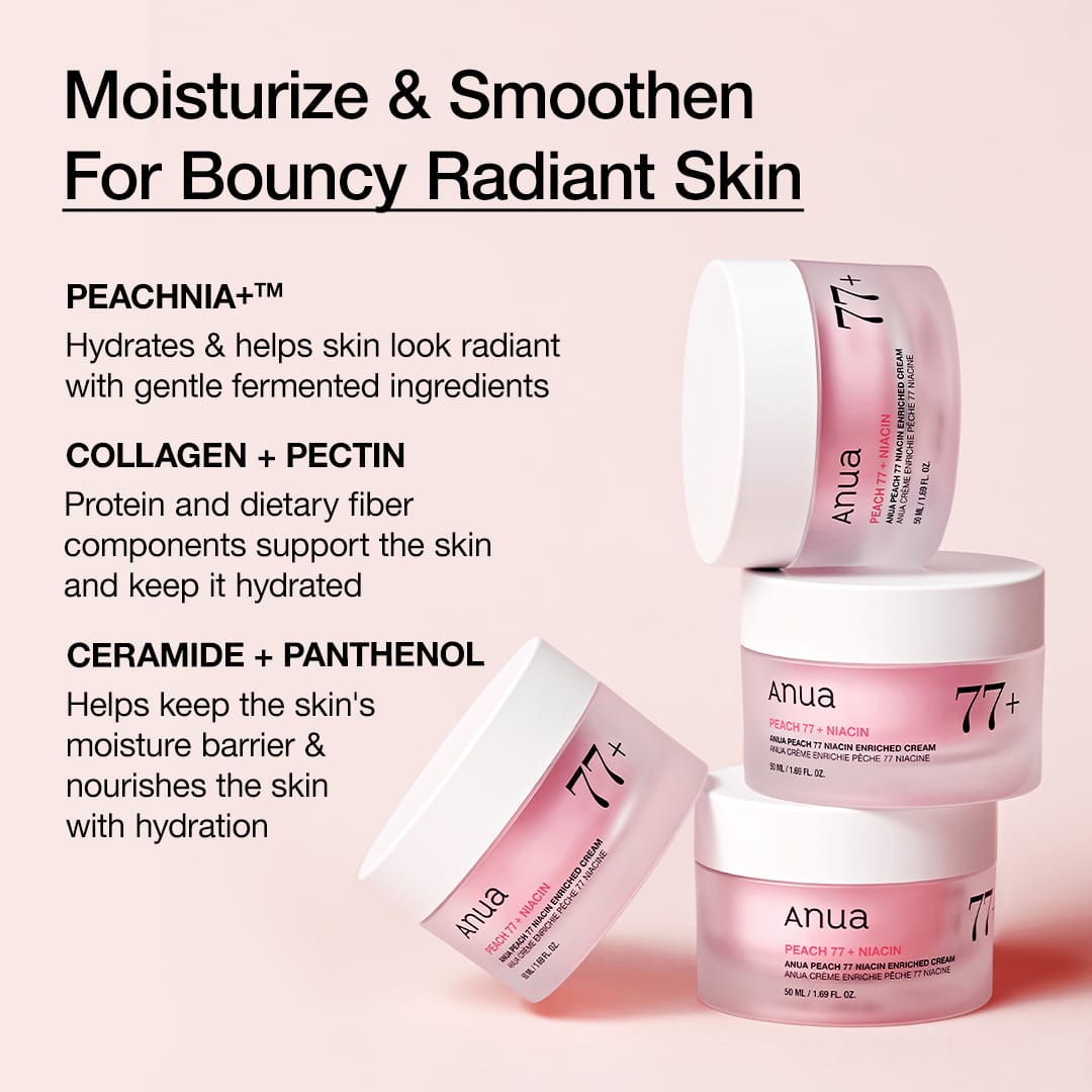 Anua Global Moisturizer Peach 77 Niacin Enriched Cream