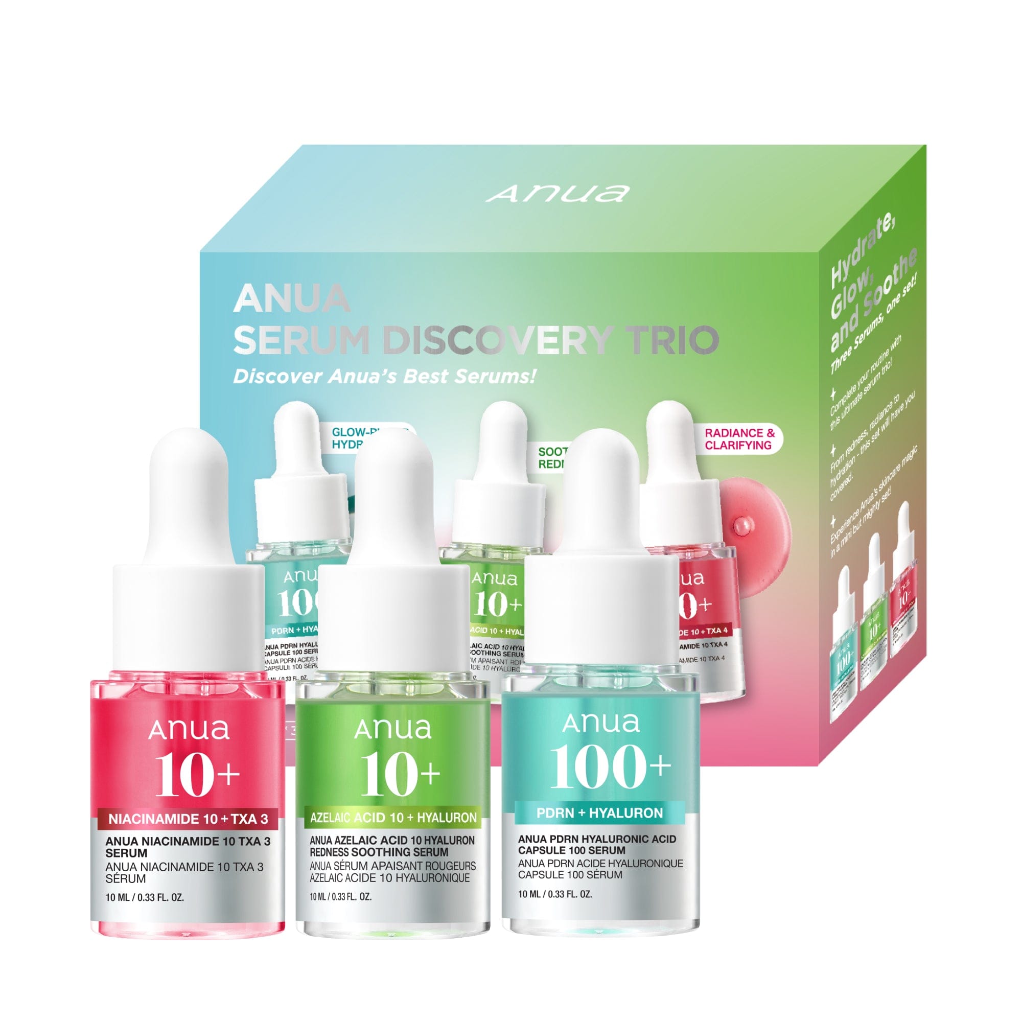 Anua US Ampoule/Serum 10 ml Serum Mini Discovry Set