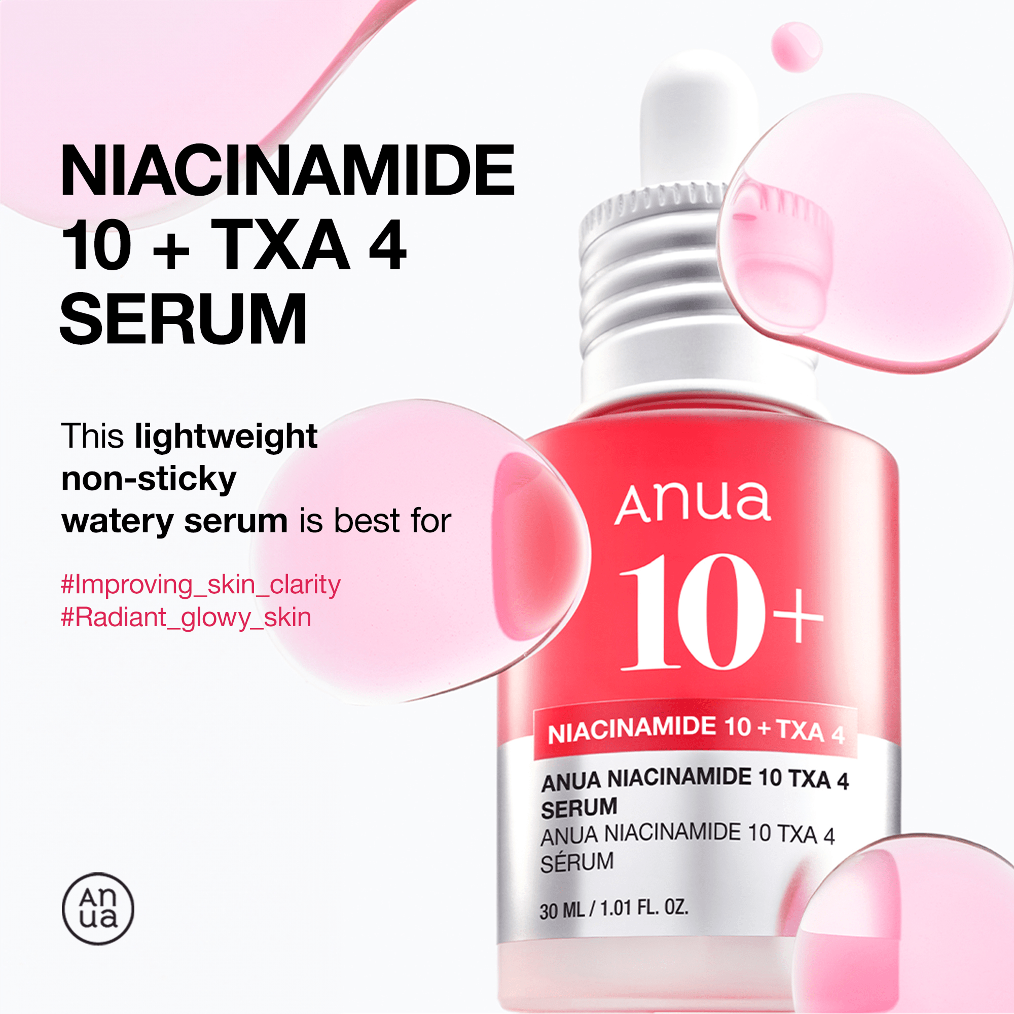 Anua US Ampoule/Serum 30ml NIACINAMIDE 10%+TXA 4% Serum
