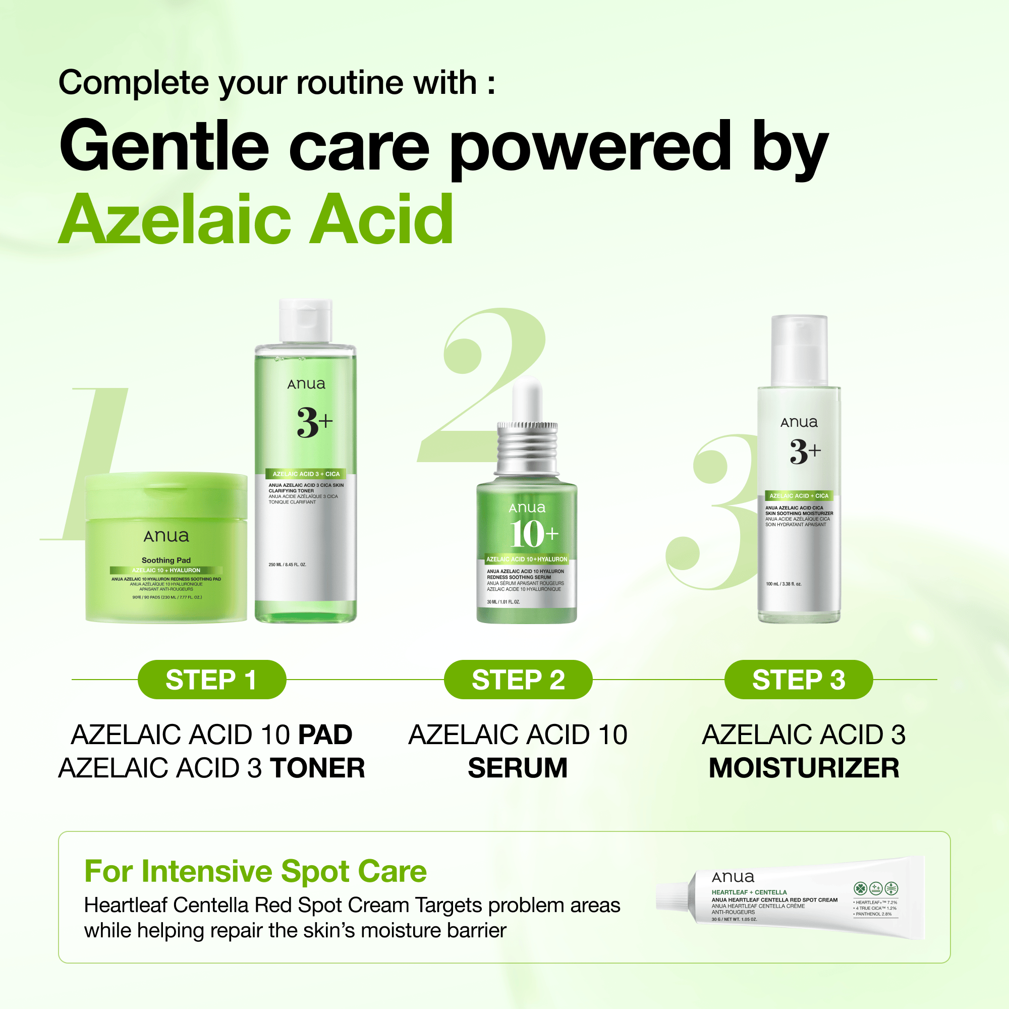 Anua US Ampoule/Serum Azelaic Acid 10 Hyaluron Redness Soothing Serum