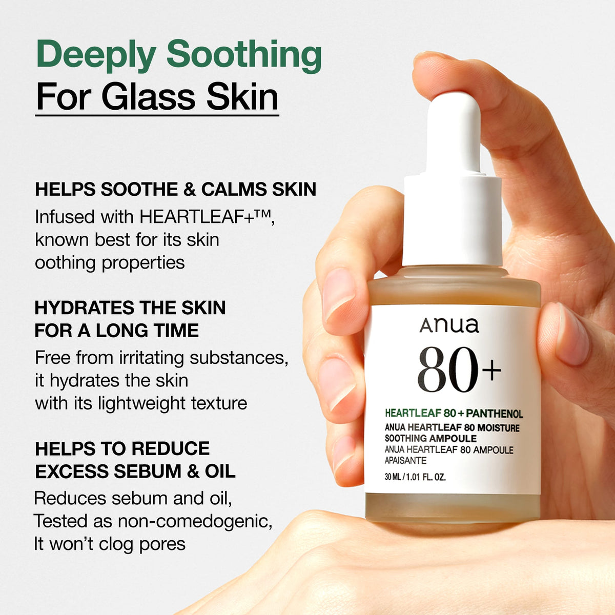Anua US Ampoule/Serum Heartleaf 80% Moisture Soothing Ampoule