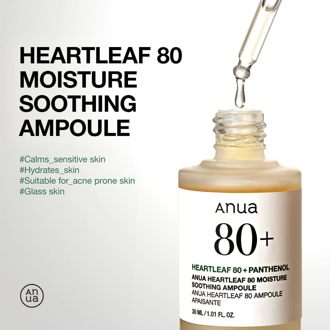 Anua US Ampoule/Serum Heartleaf 80% Moisture Soothing Ampoule