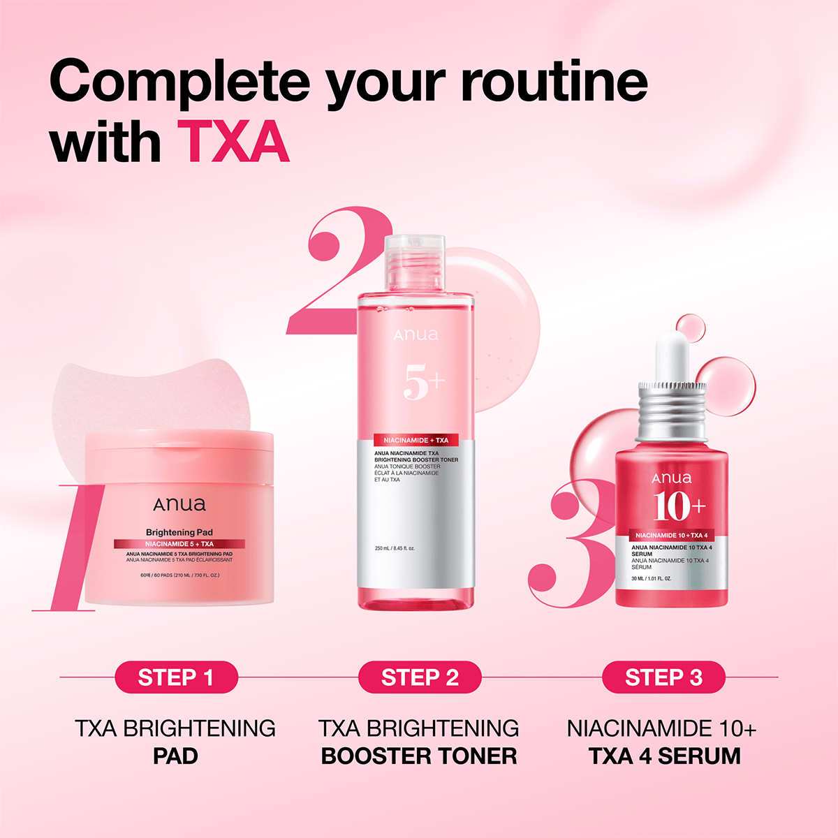 Anua US Ampoule/Serum Niacinamide 10 TXA 4 Serum for Brightening and Dark Spots