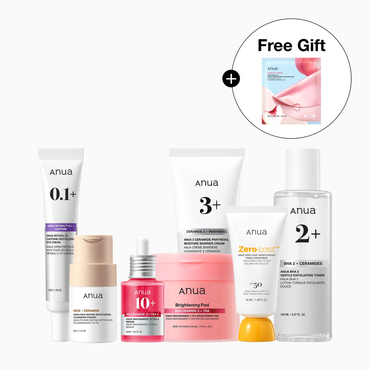 Anua US Bundle 7-Day Dark Spot Routine Set