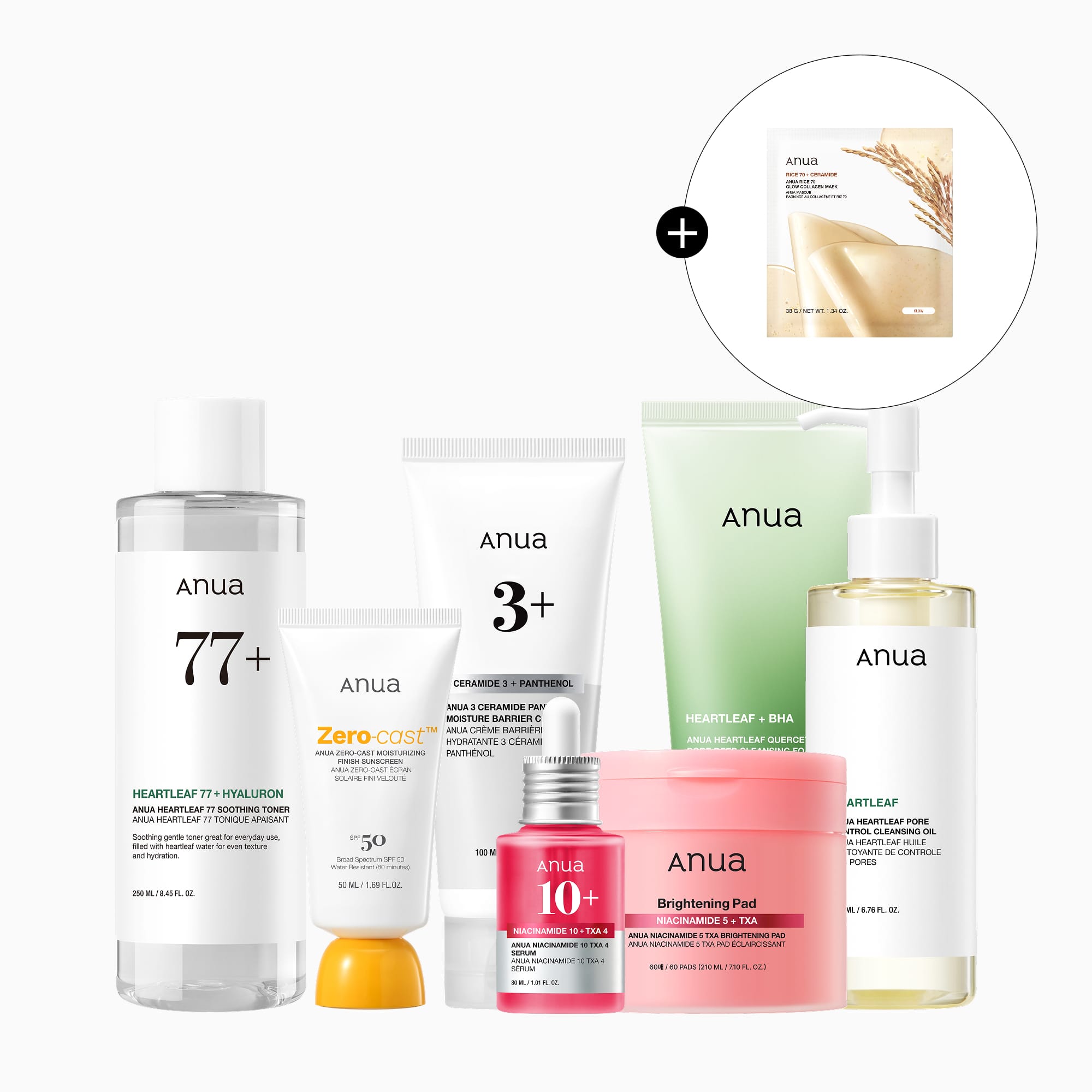 Anua US Bundle 7 day Ultimate Glass Glow Set