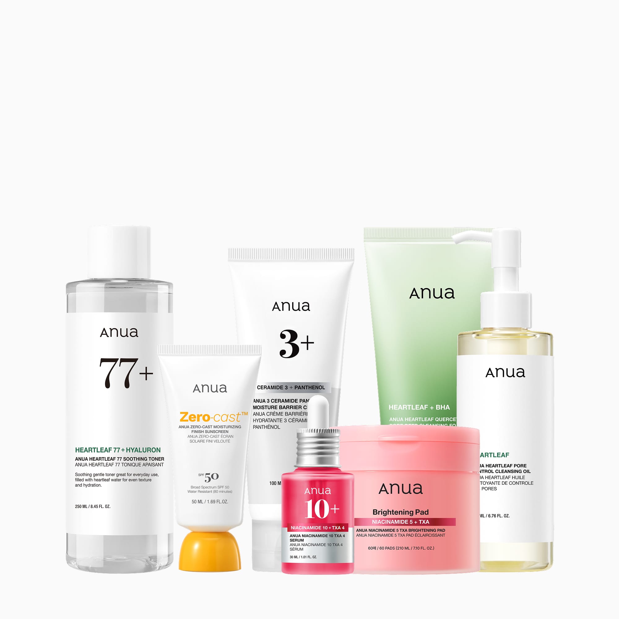 Anua US Bundle [Best-selling] 7 day Ultimate Glass Glow Set