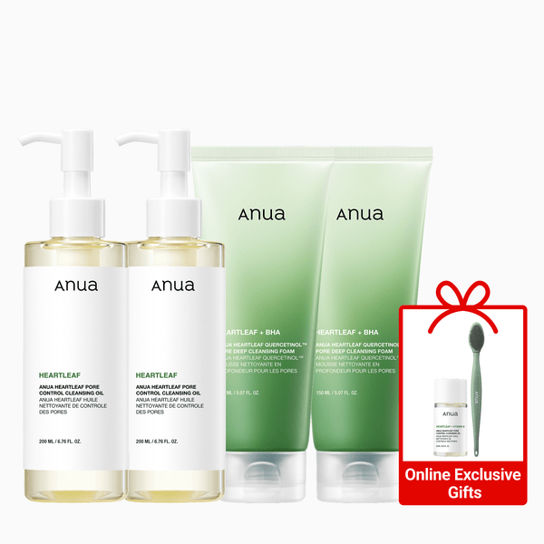 BOGO Double Cleansing Duo + Special Gift (Pore Brush & Mini Cleansing