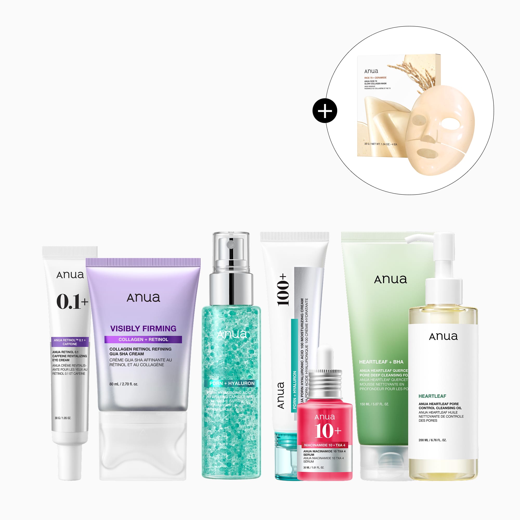 Anua US Bundle Complete Set Fall into Deep Hydration Set