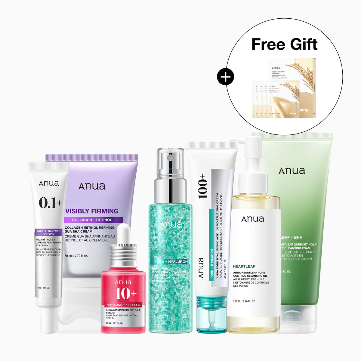 Anua US Bundle Complete Set Fall into Deep Hydration Set