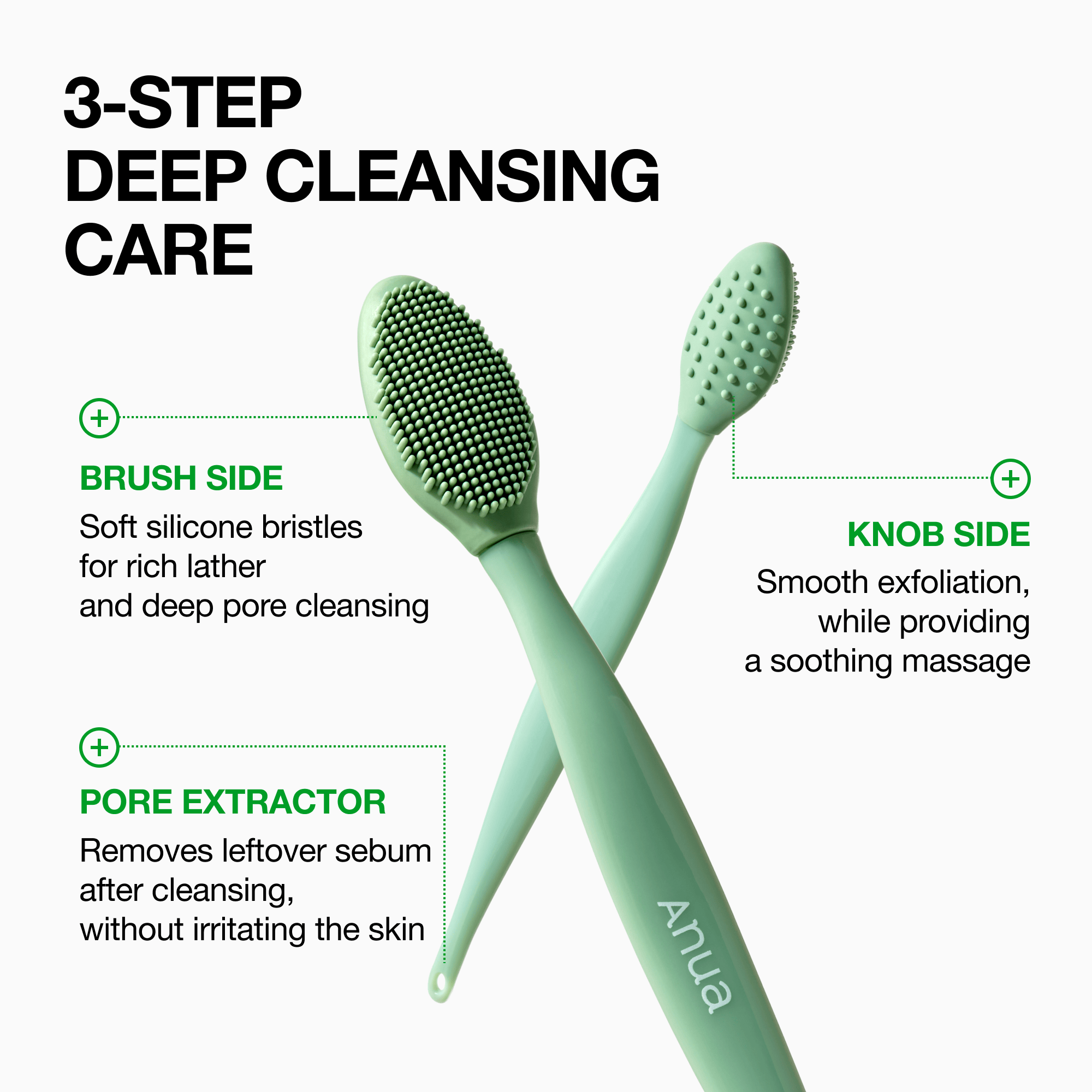 Anua US Bundle Double Cleansing Duo + Free Gifts Double Cleansing Duo Set of 2 + Special Gift (Pore Brush & Mini Cleansing Oil)