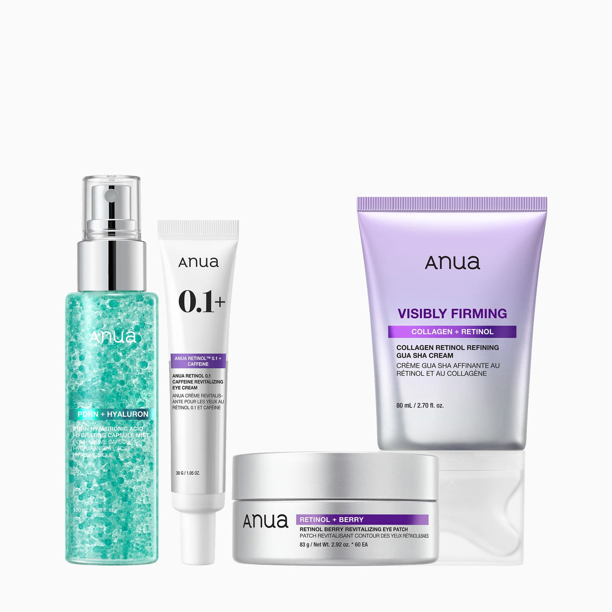 Anua US Bundle Everyday Wrinkle Care Essentials