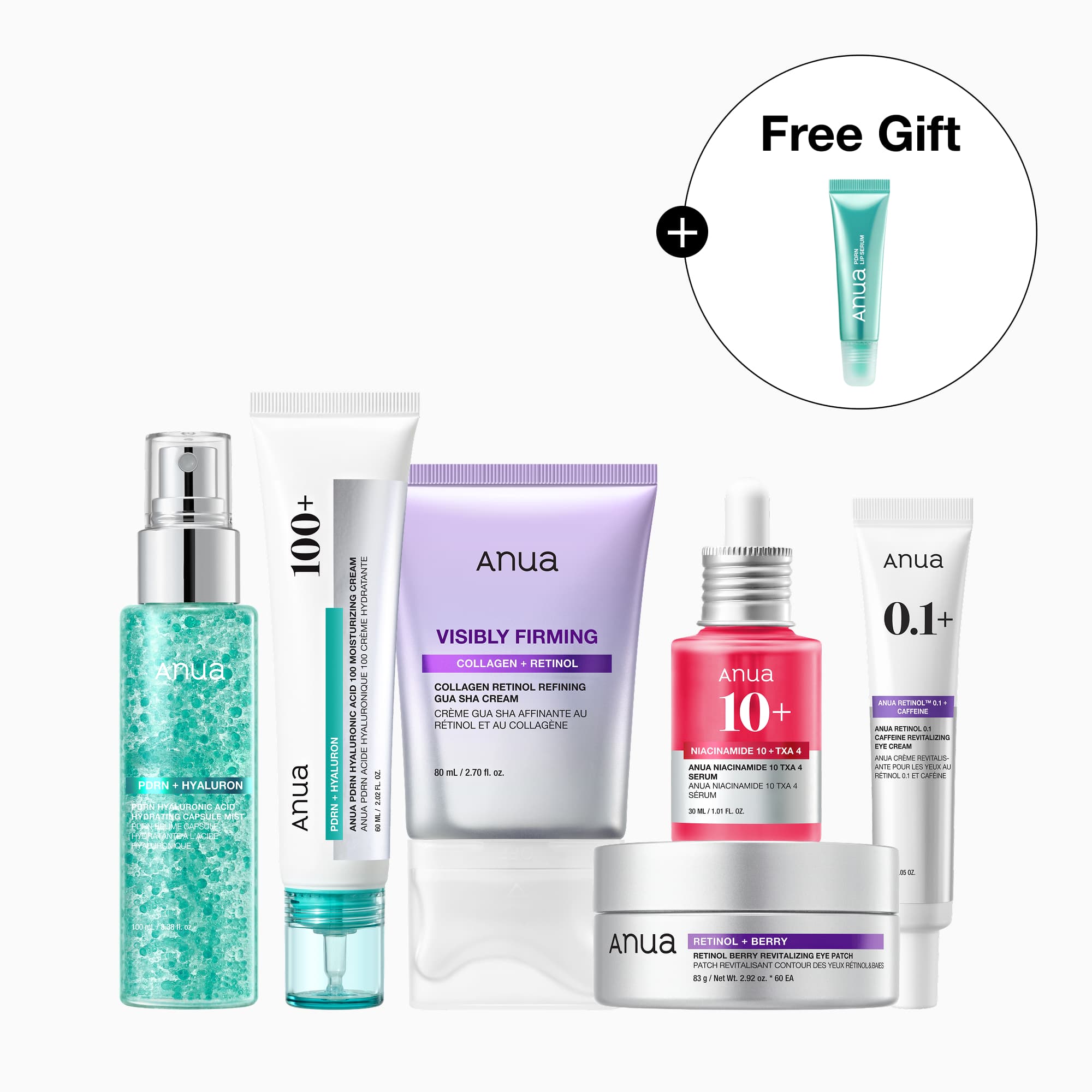 Anua PDRN HYALURON スキンケアセット Fall into Deep Hydration Set | Anua US