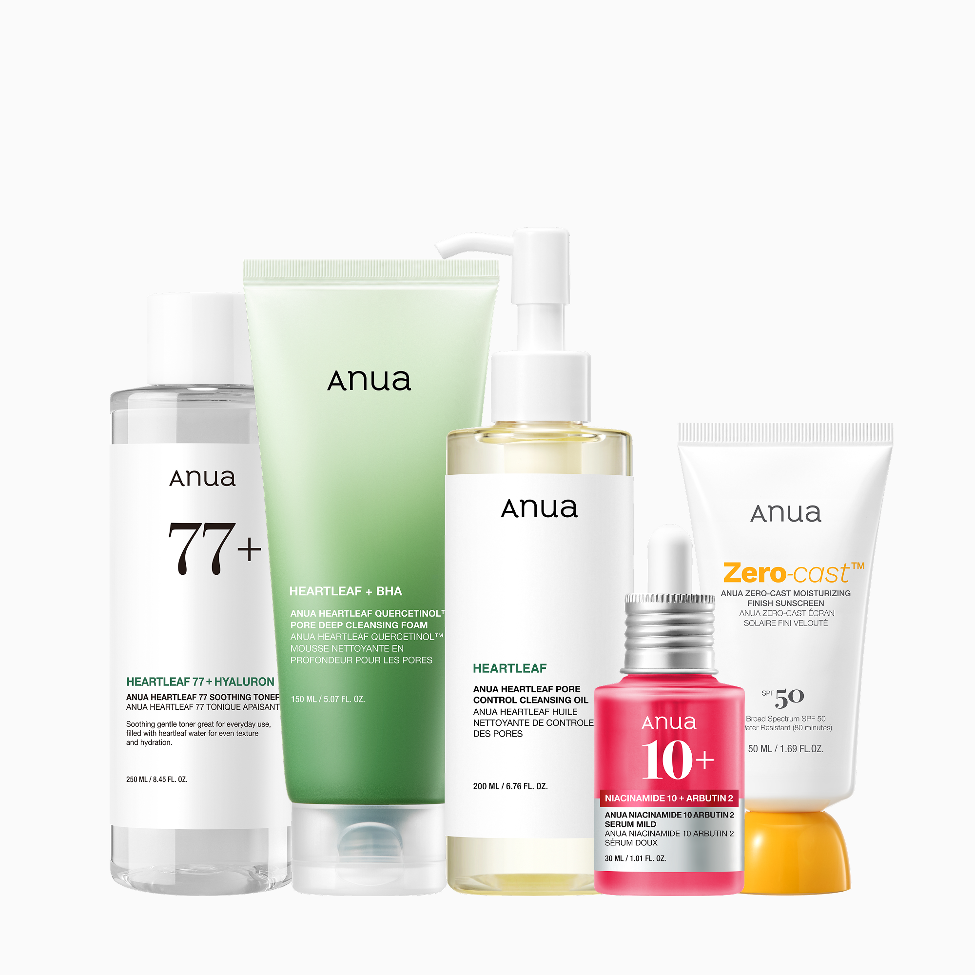 Anua US Bundle Glass Skin Essential Set + SPF Glass Skin Essential Set