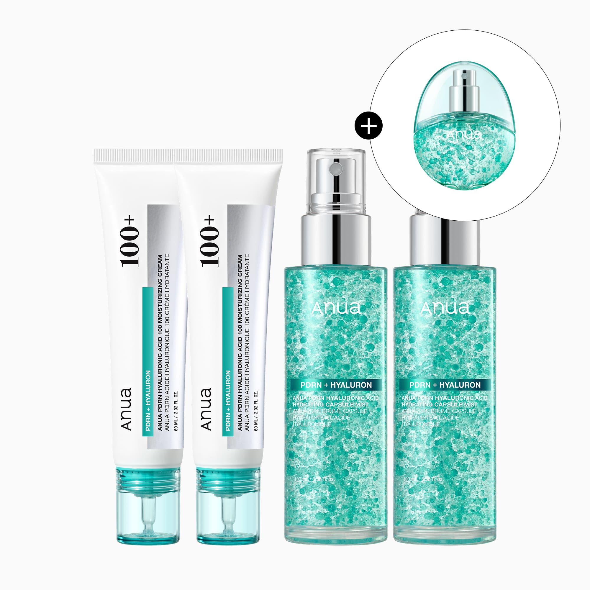 Anua US Bundle PDRN All-Day Dewy Glow Set