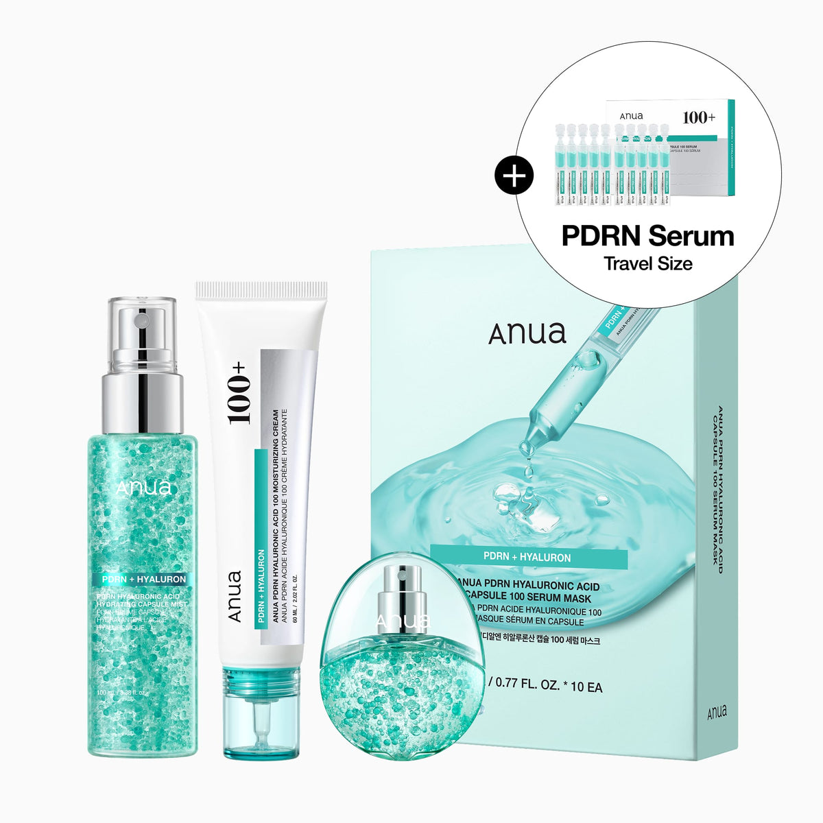Anua US Bundle PDRN Flawless Makeup Prep Kit
