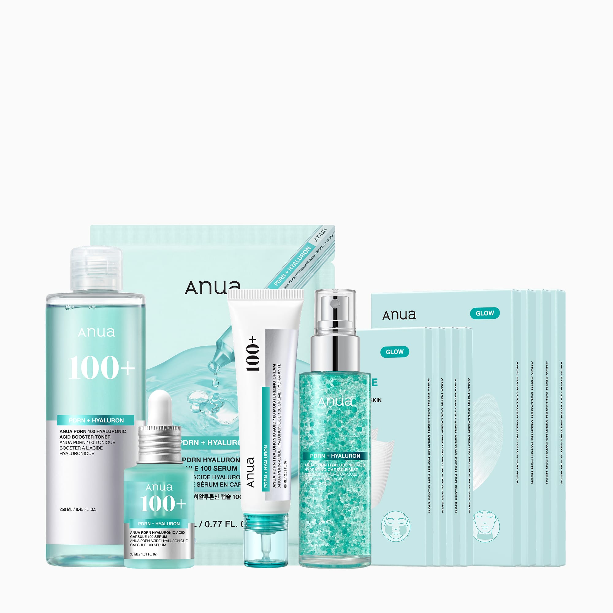 Anua US Bundle PDRN Glow Boost Full Routine Set