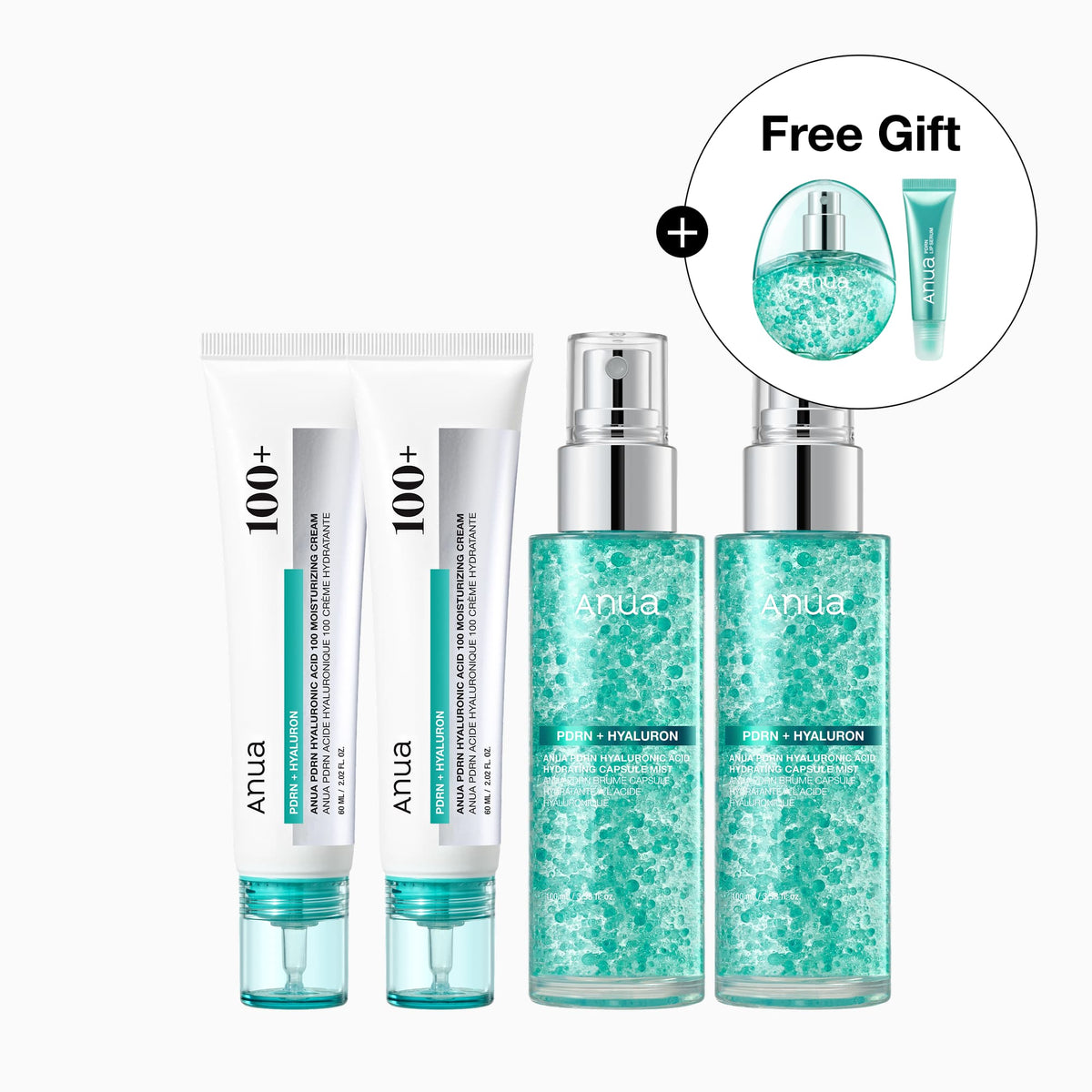 Anua US Bundle Special Value Set PDRN Plump & Dewy Glow Set