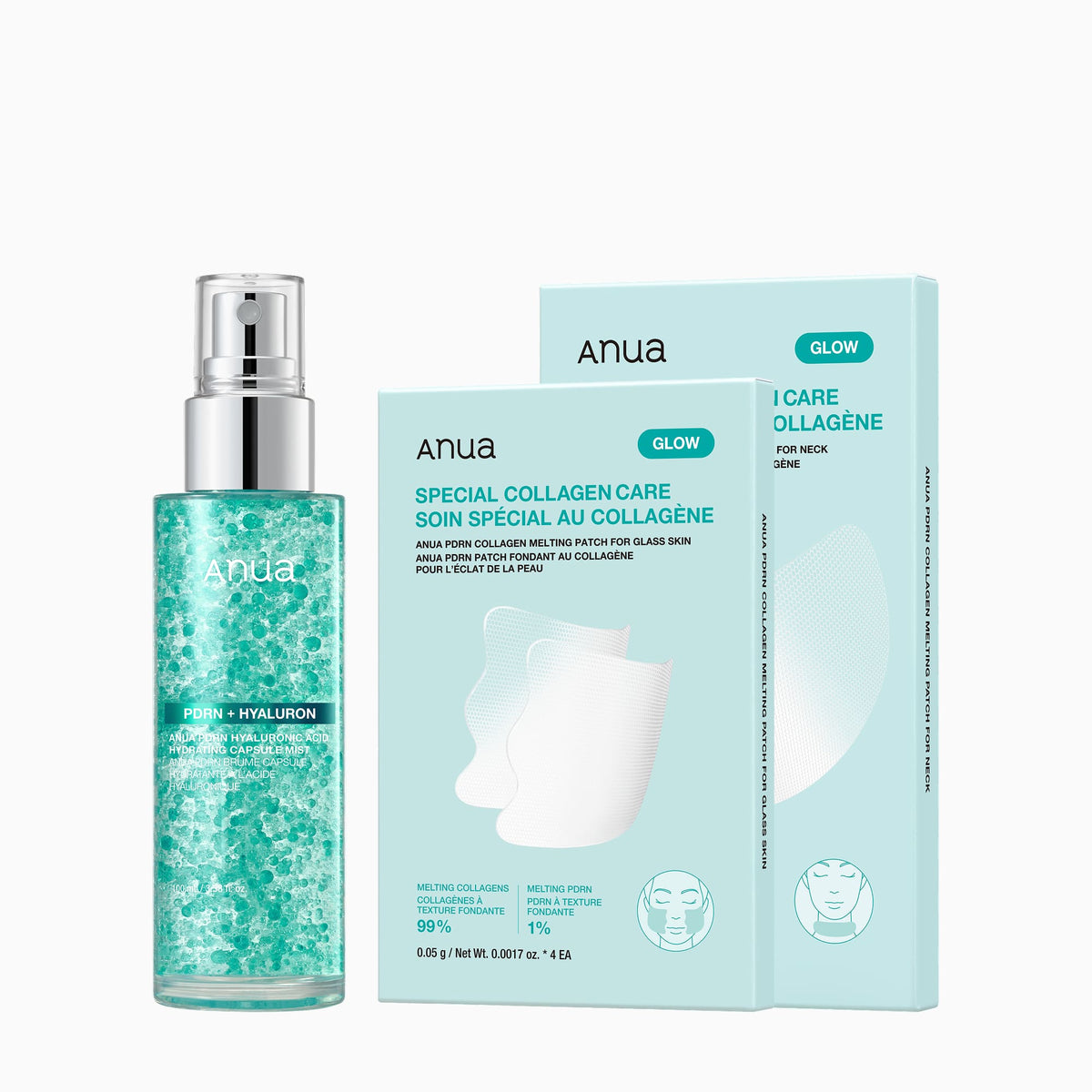 Anua US Bundle Trial Set PDRN Collagen Wrinkle Smoothing Set