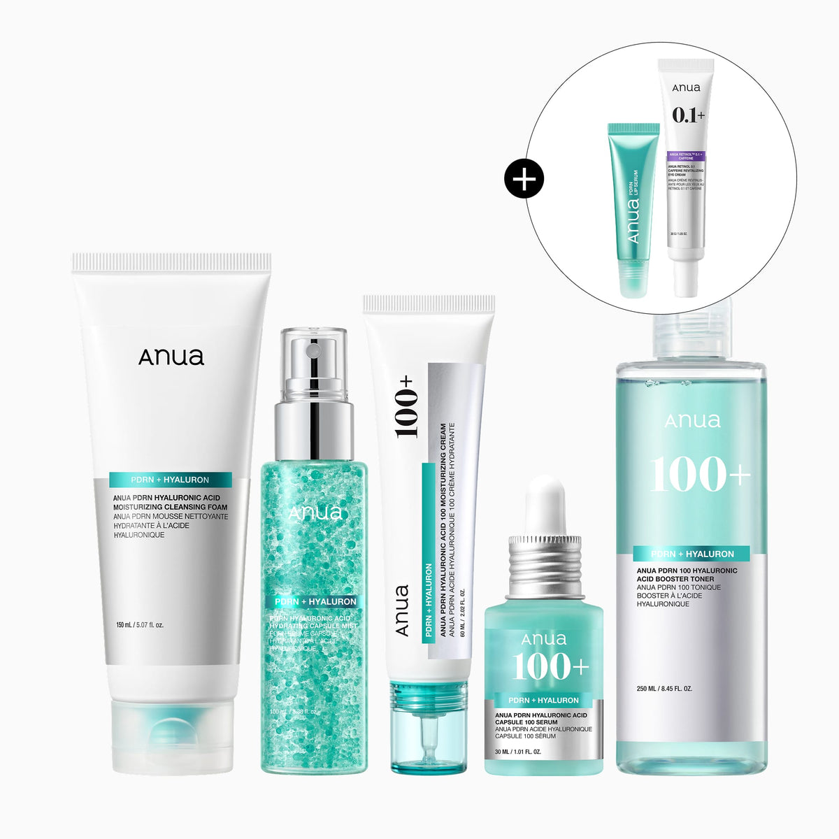Anua US Bundle Viral PDRN 5-step Routine Set